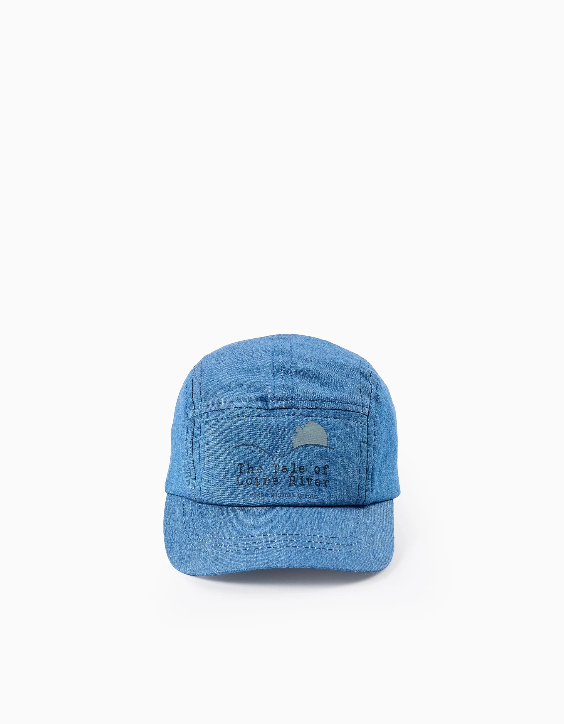 Light Denim Cap for Baby Boys 'Loire', Blue