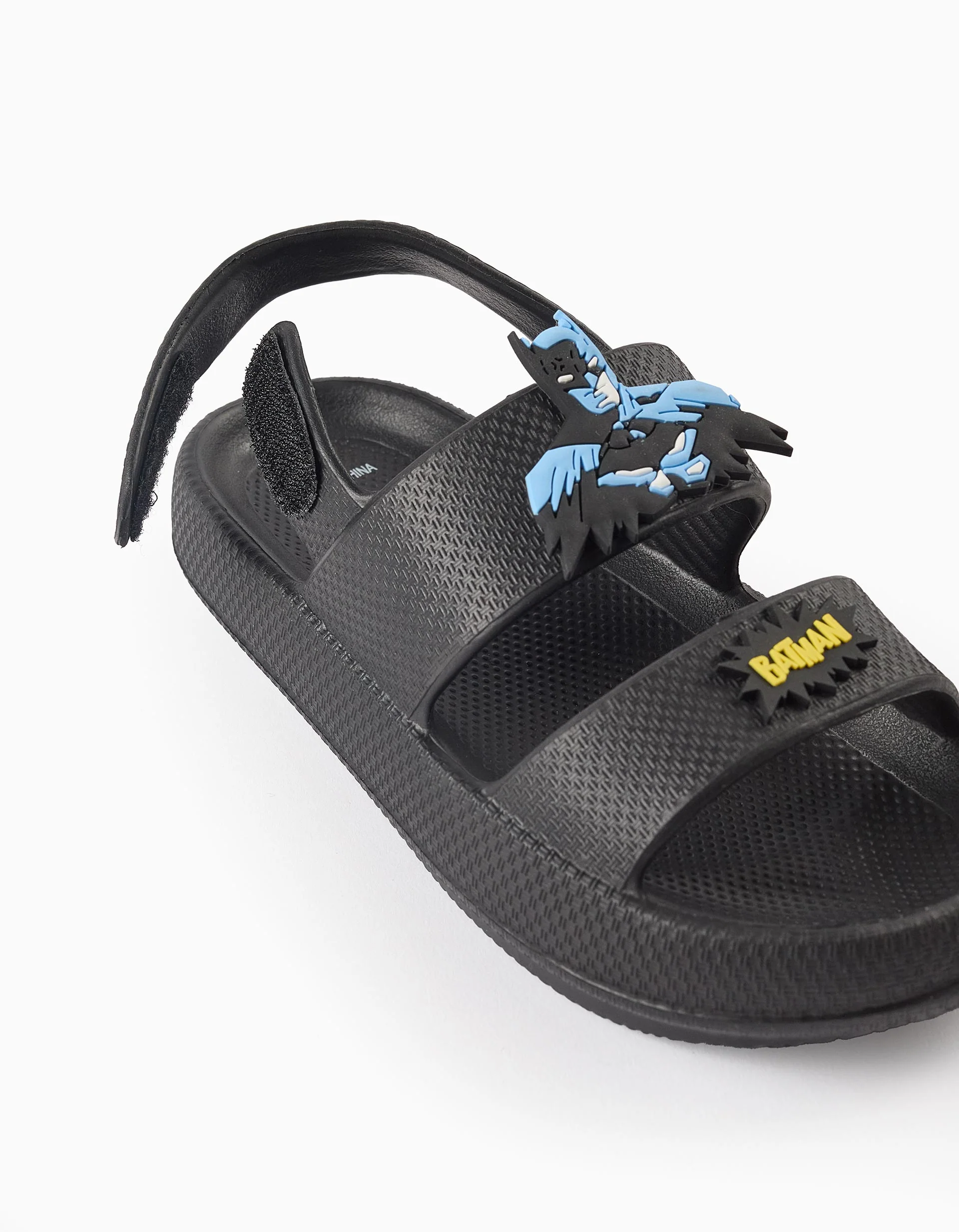 Light Rubber Sandals for Boys 'Batman', Black - Image 4