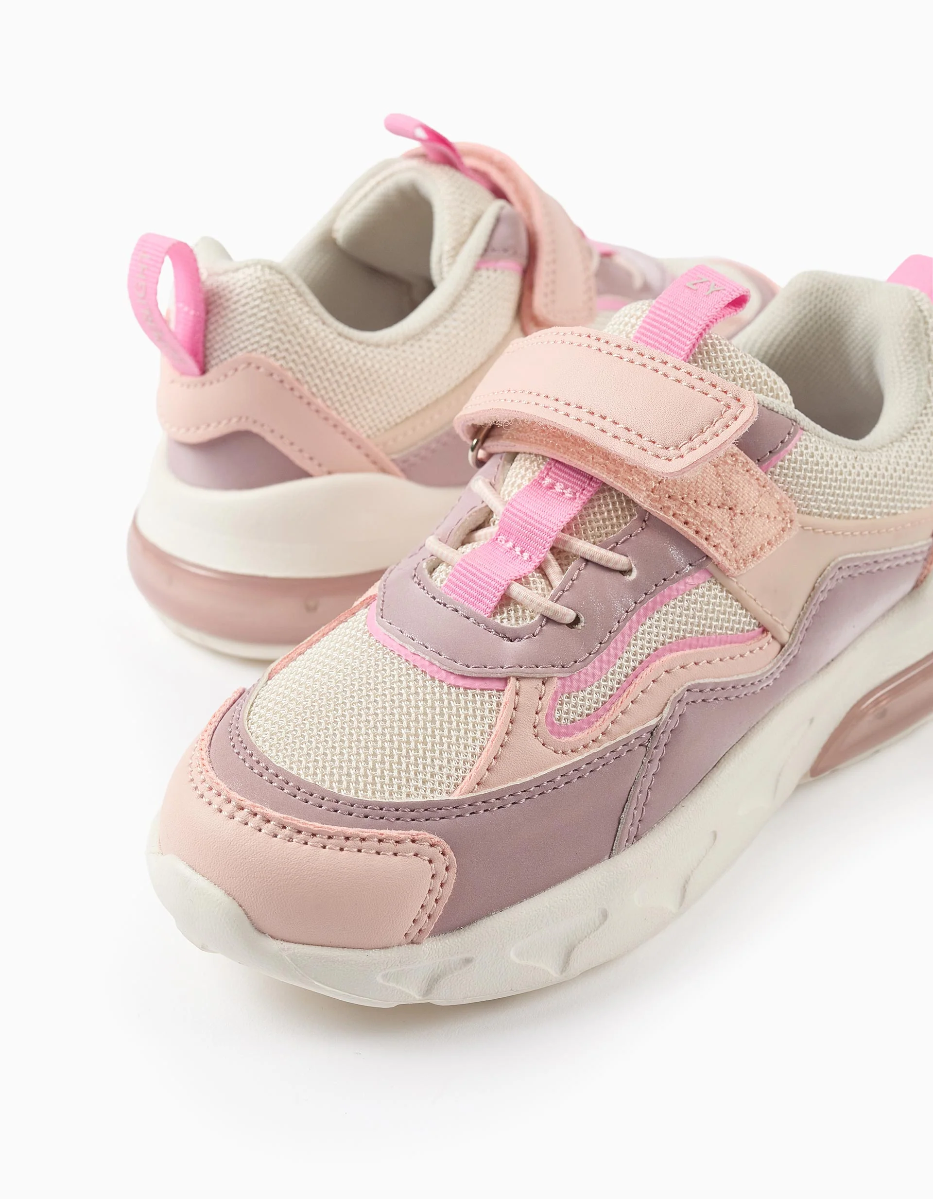 Light-up combined trainers Superlight Runner for girls, pink - Image 5