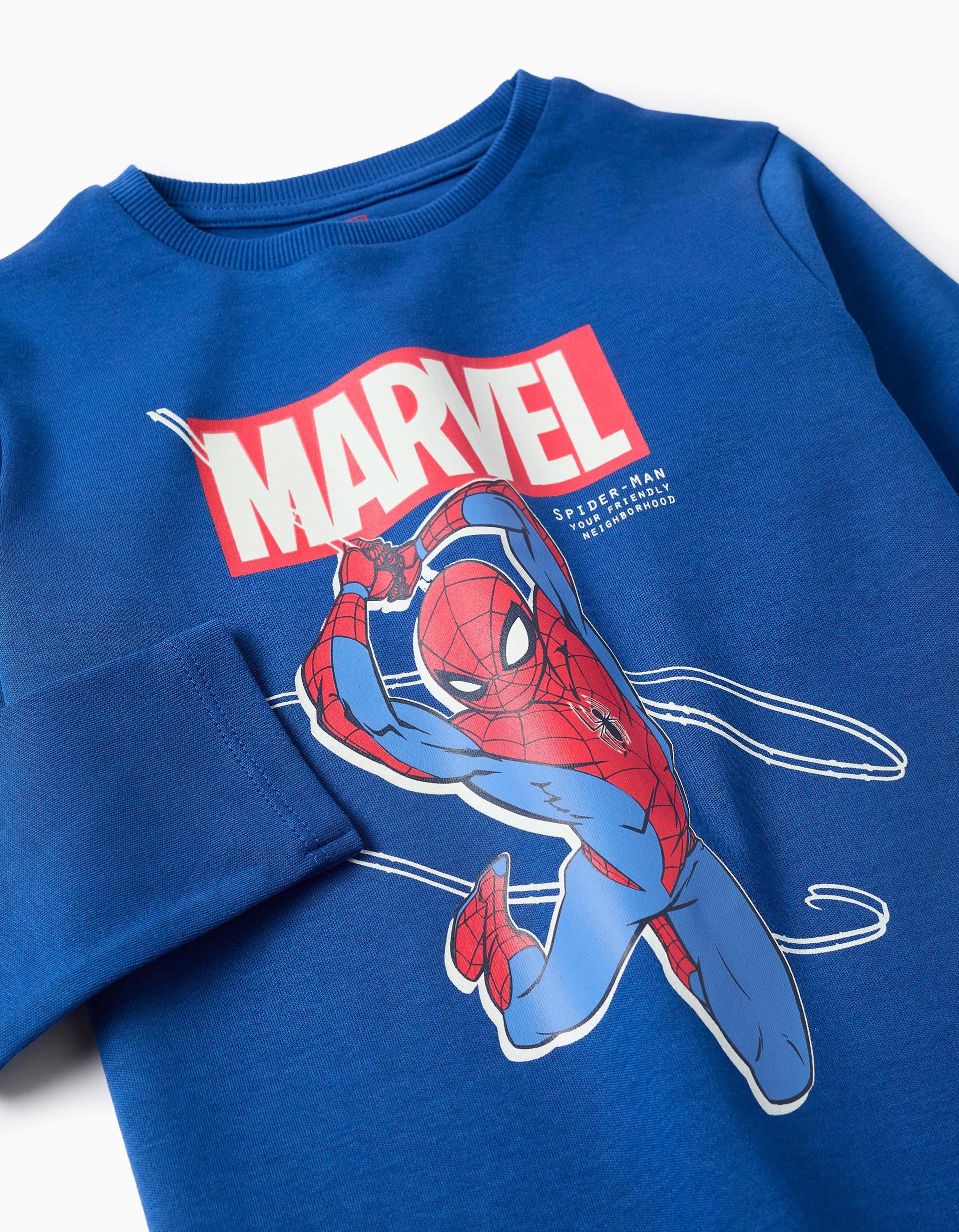 Long sleeve glow-in-the-dark pyjamas with Spider-Man for boys, blue/grey - Image 4