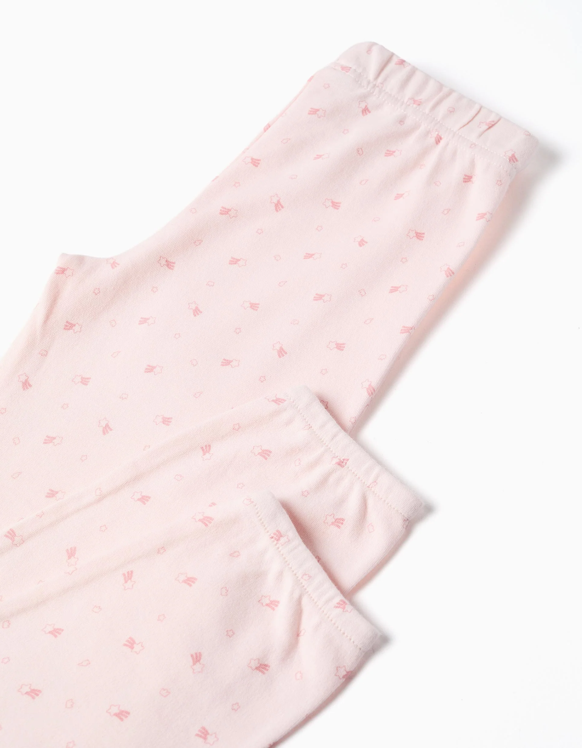 Long sleeve pyjamas with Superhero print for girls, white/pink - Image 4