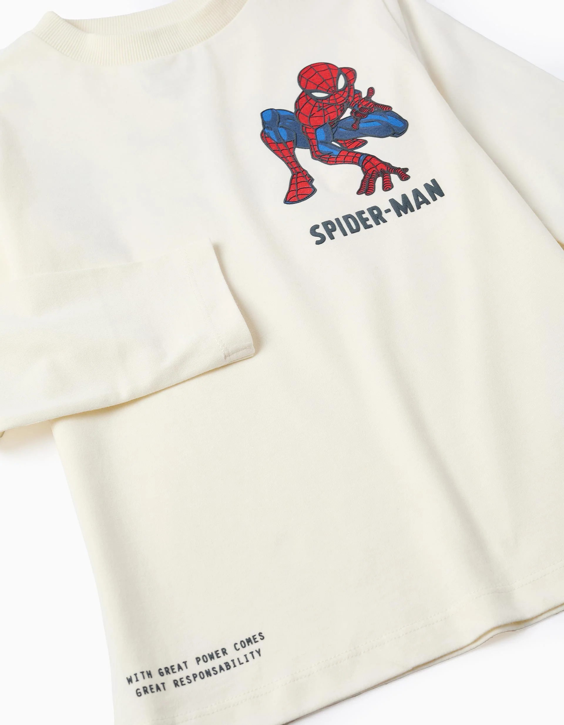 Long Sleeve T-shirt for Boys 'Spider-Man', White - Image 3