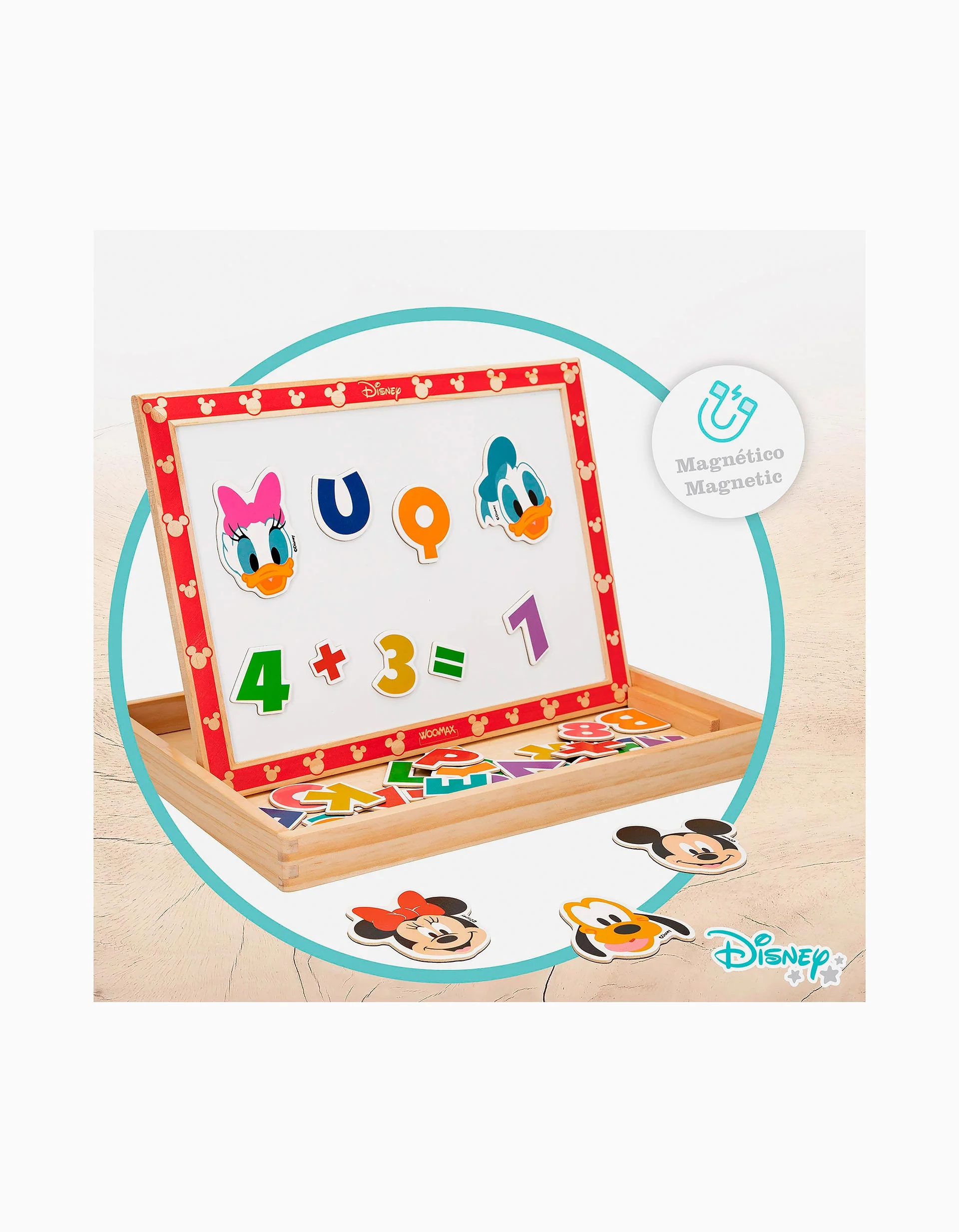 Magnetic Double-Sided Wooden Disney 4A+ Frame - Image 3