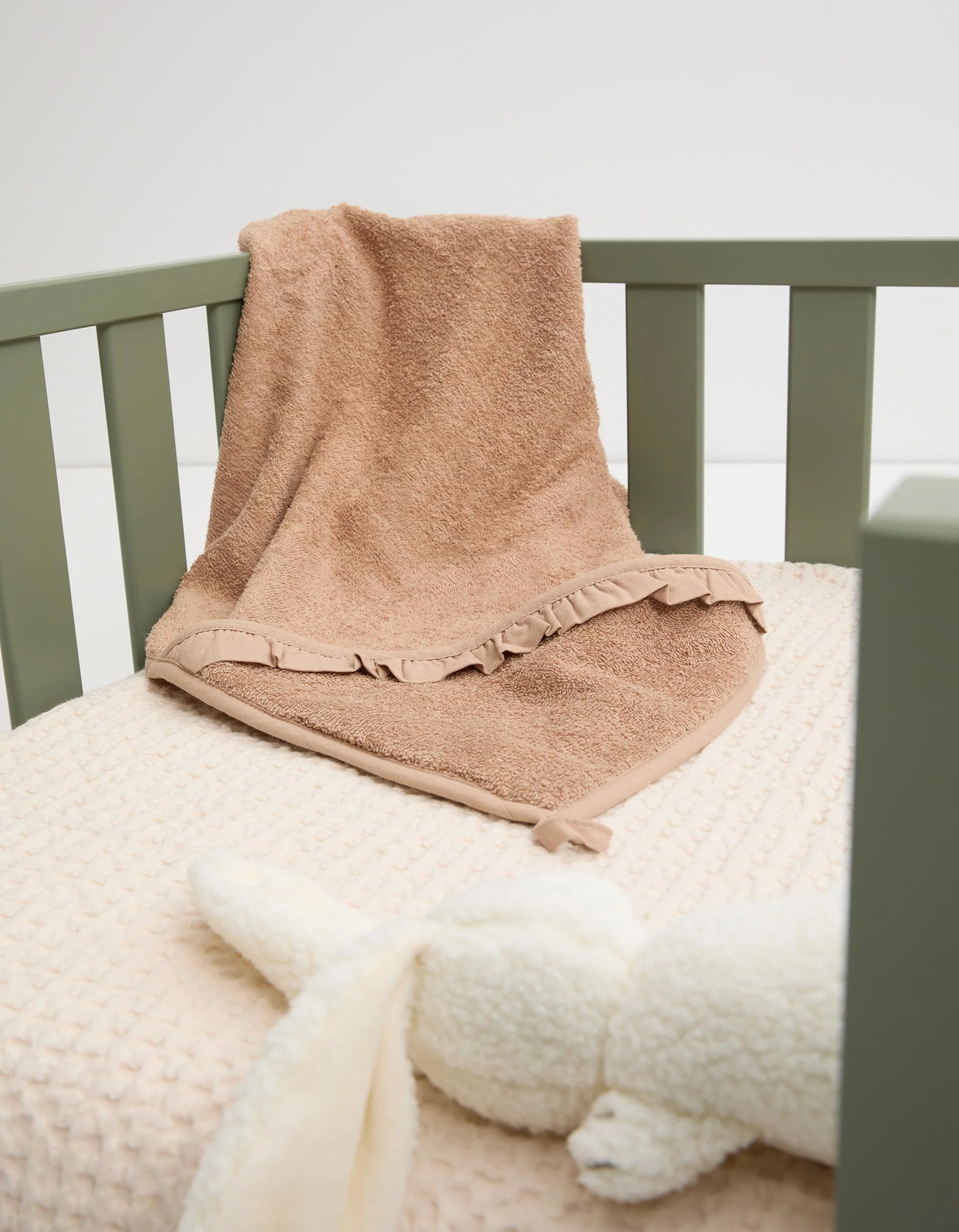 Meyco Hooded Bath Towel 80x80 cm, Taupe - Image 3
