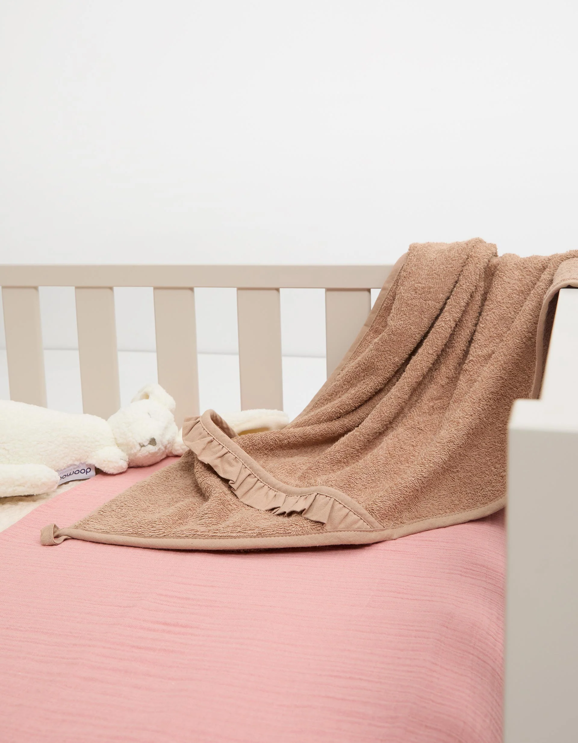 Meyco Hooded Bath Towel 80x80 cm, Taupe - Image 4
