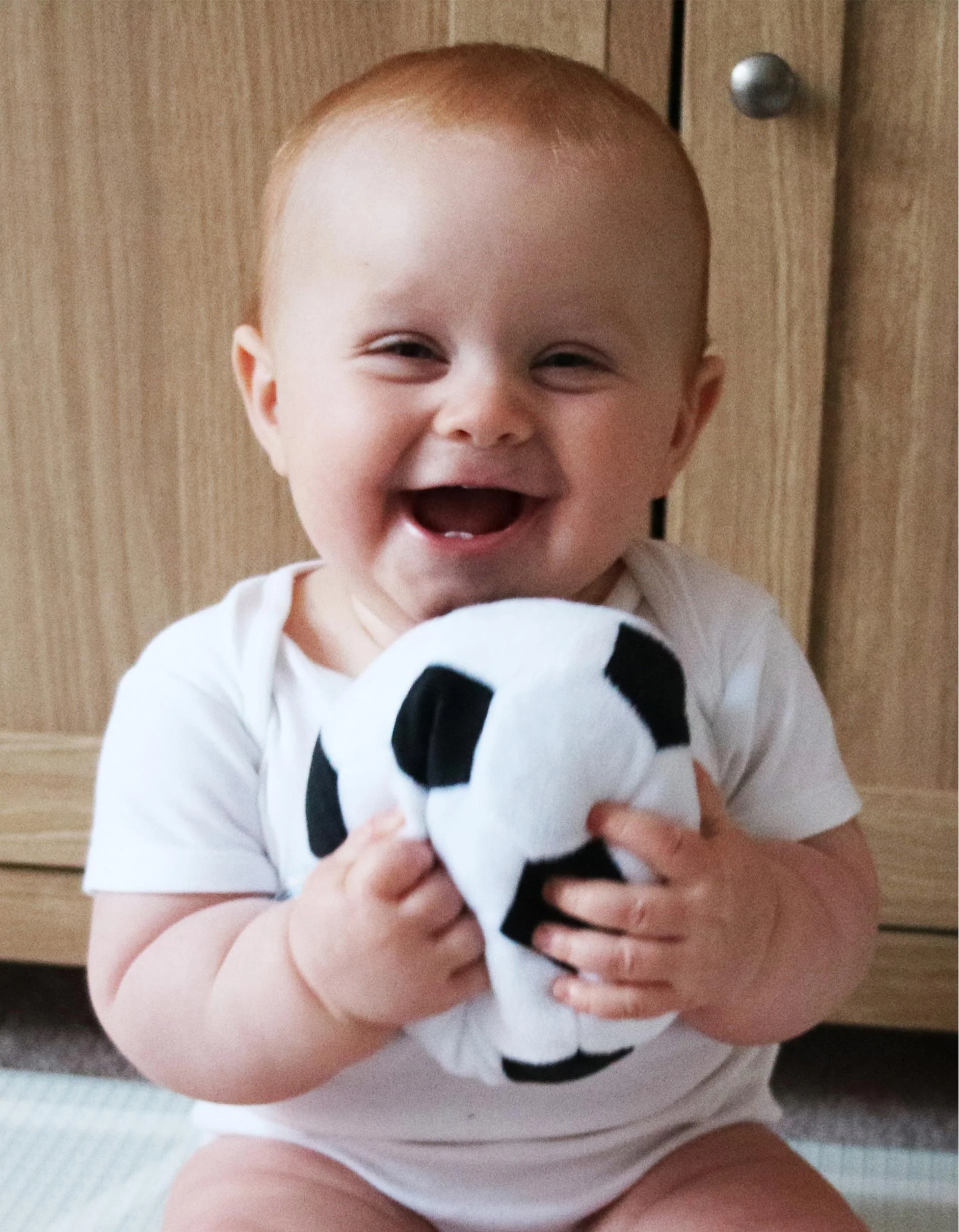 My First Soccer Ball Soft Toy Playgro 6M+ - Image 4