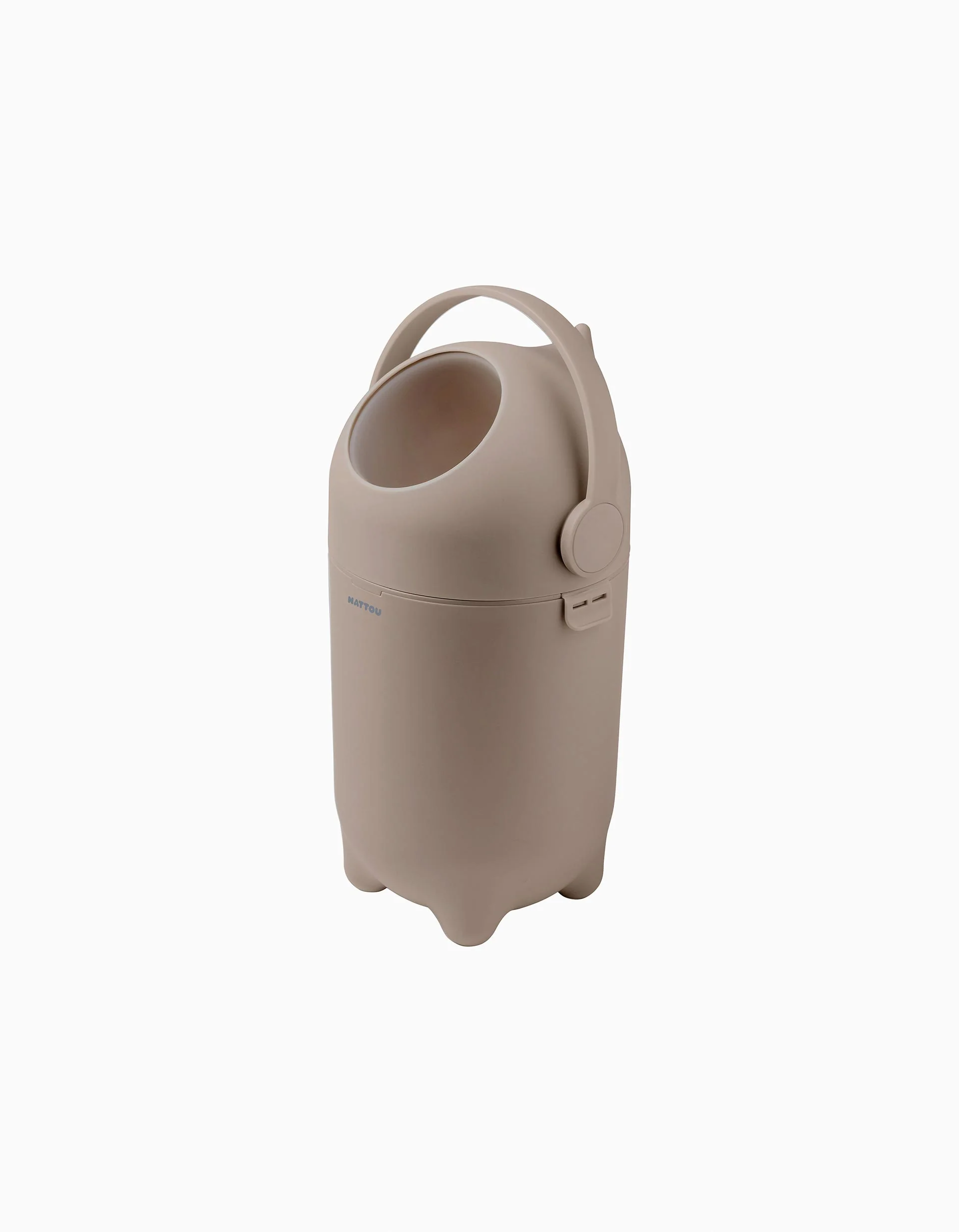 Nattou Dropy Nappy Container, Taupe - Image 3