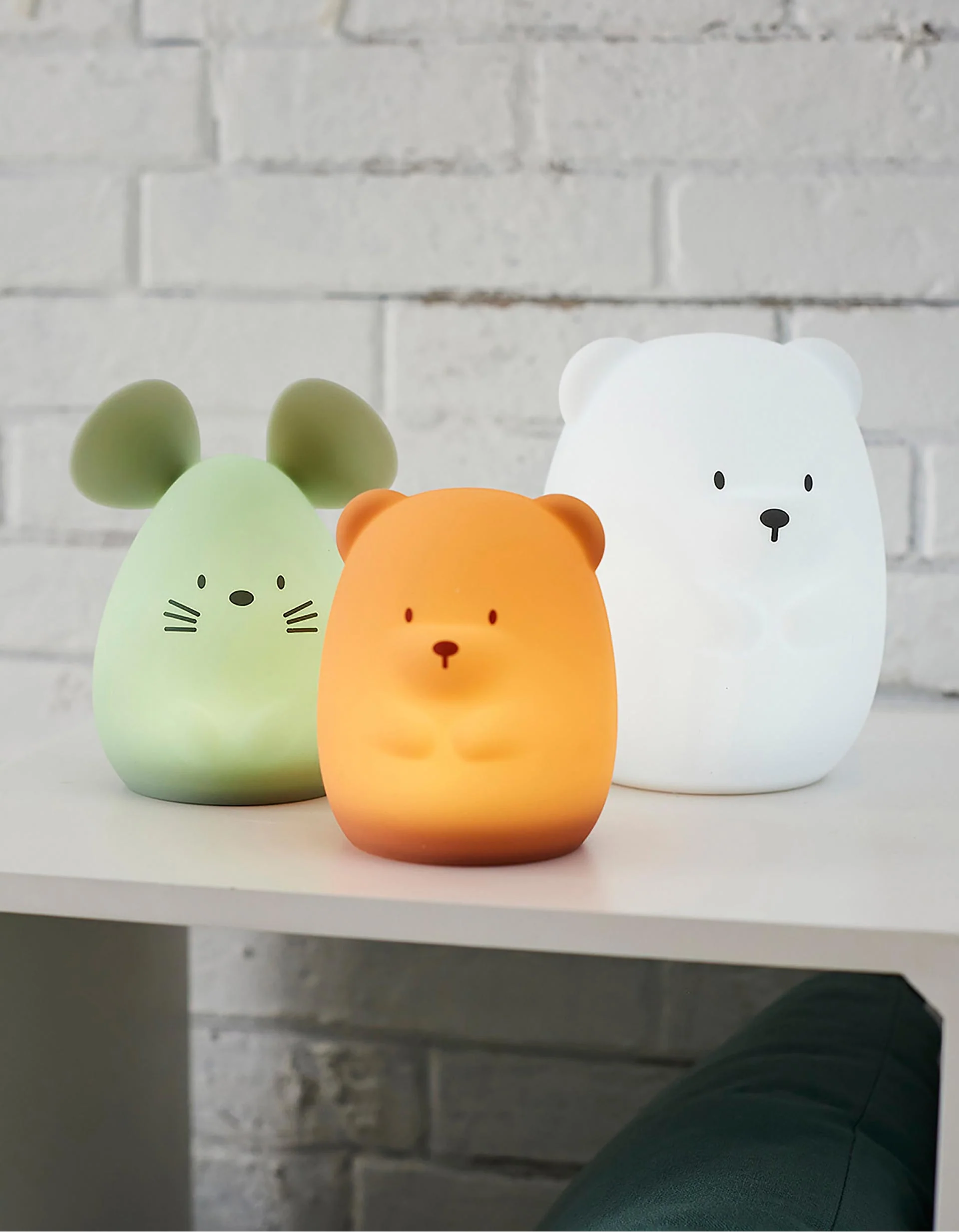 Night Light Small Mouse Green Nattou - Image 4