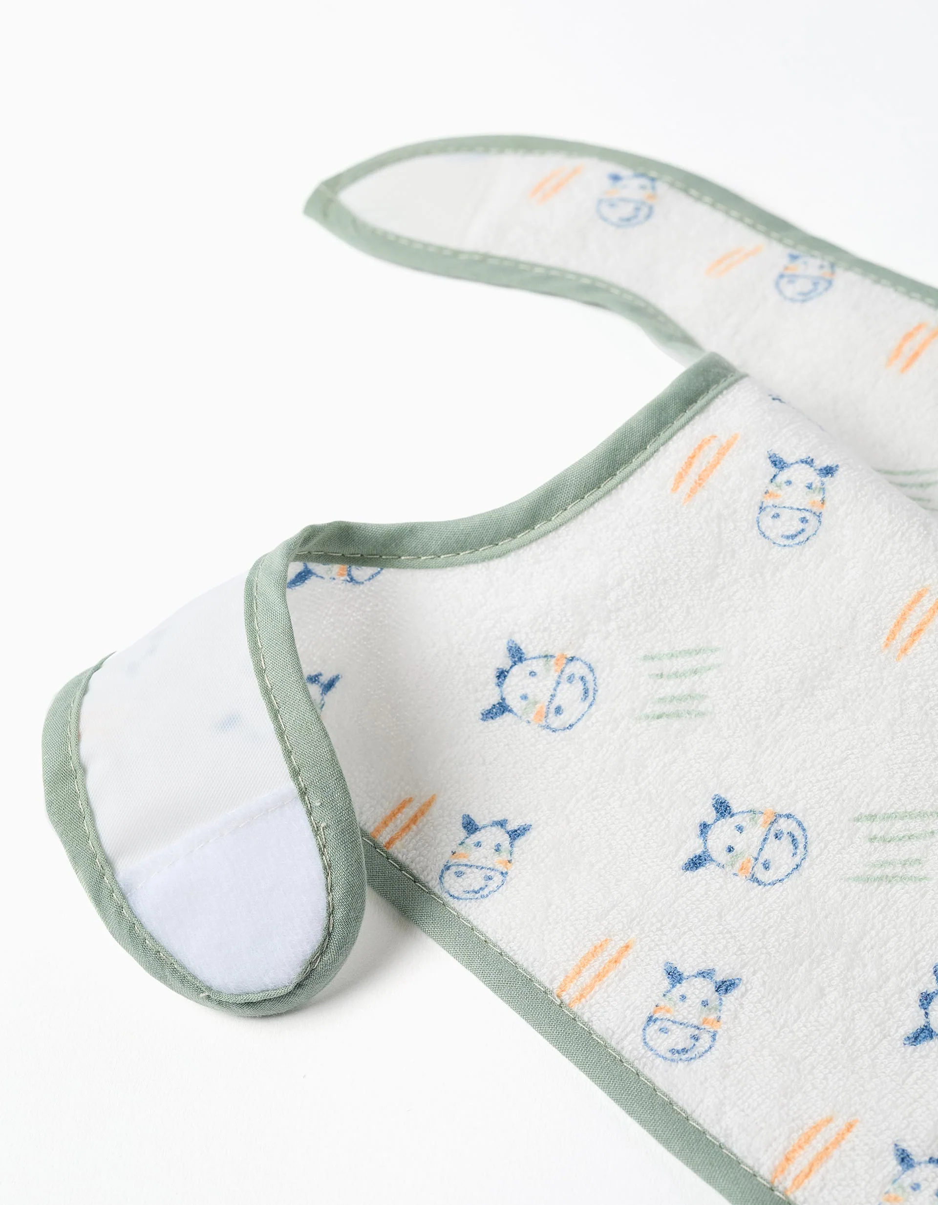 Pack of 5 Waterproof Bibs with Prints ZY Baby, Multicolour - Image 2