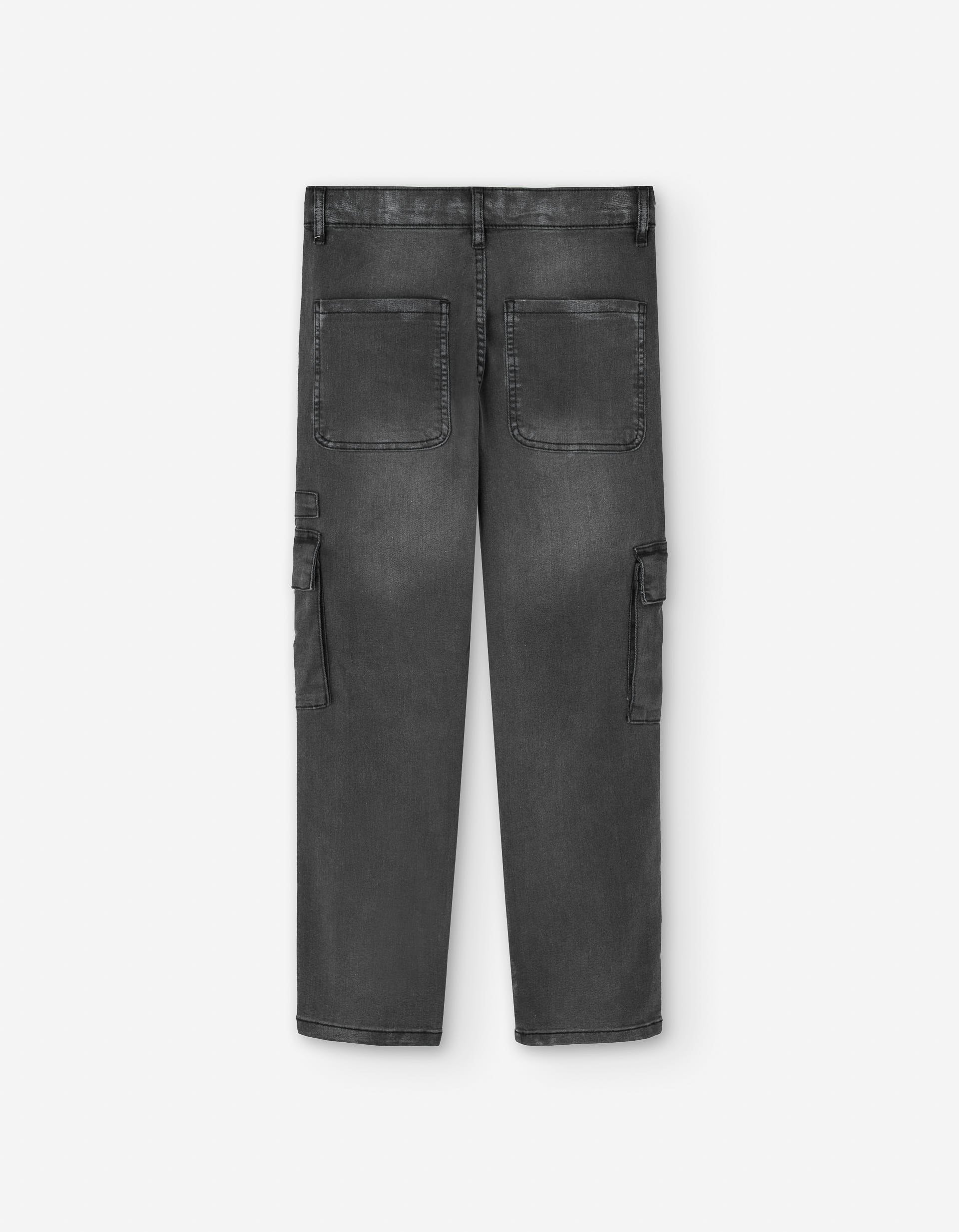 PANTS DENIM, BLACK DENIM, 16 - Image 2