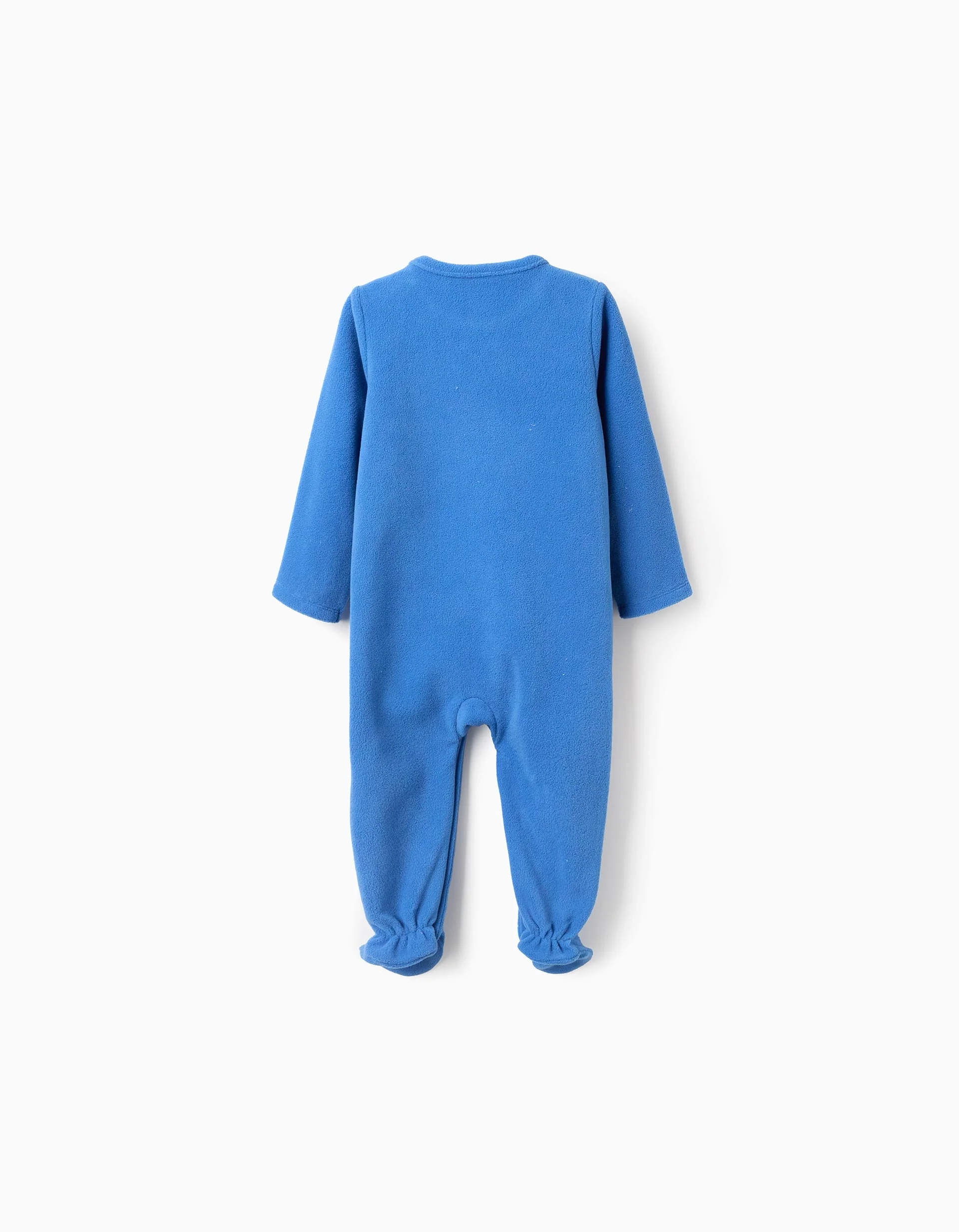 Polar babygrow with embroidery 'Emotions' for baby boys, blue - Image 2