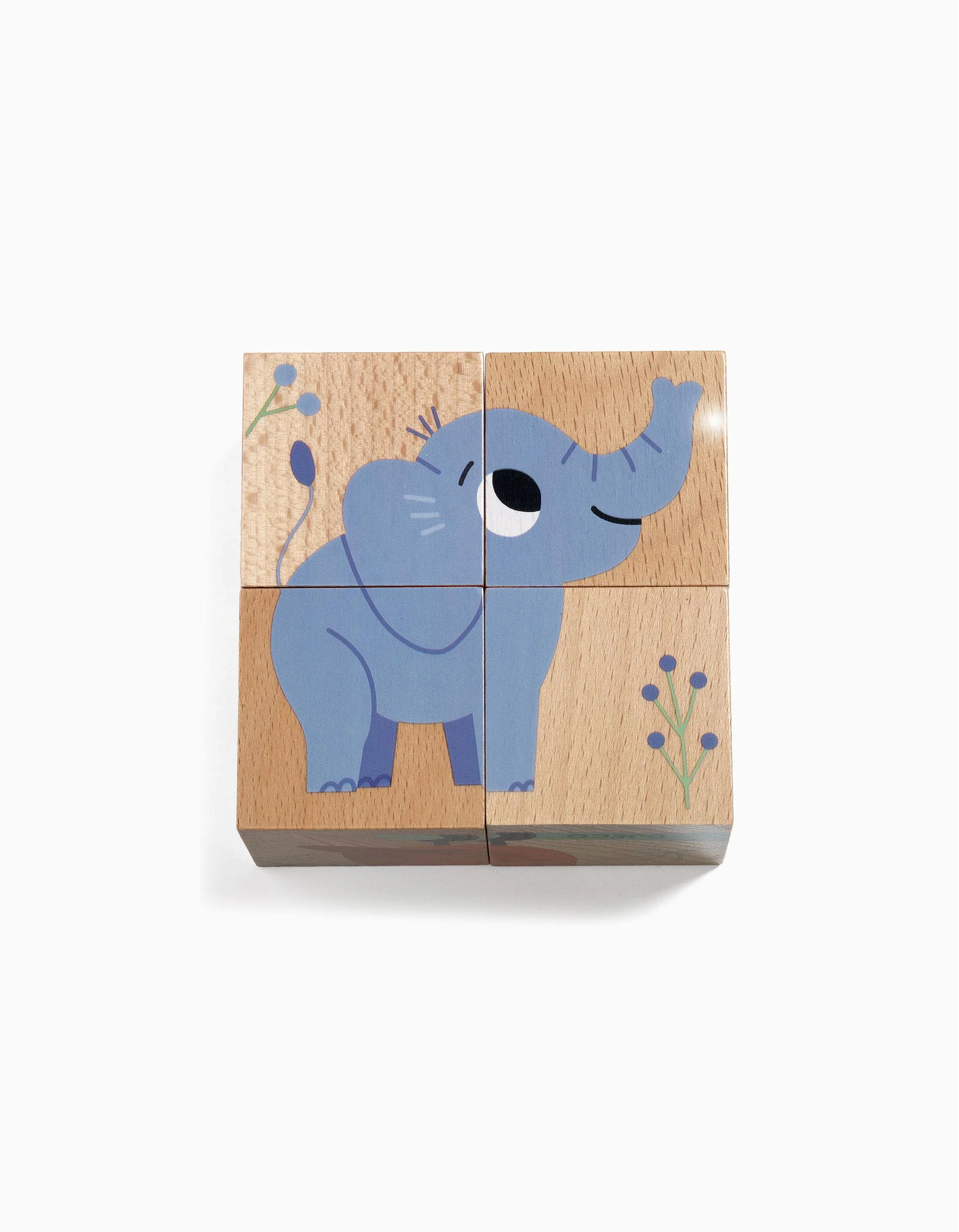 Puzzle Cubos De Madeira Djeco 2A+ - Image 2
