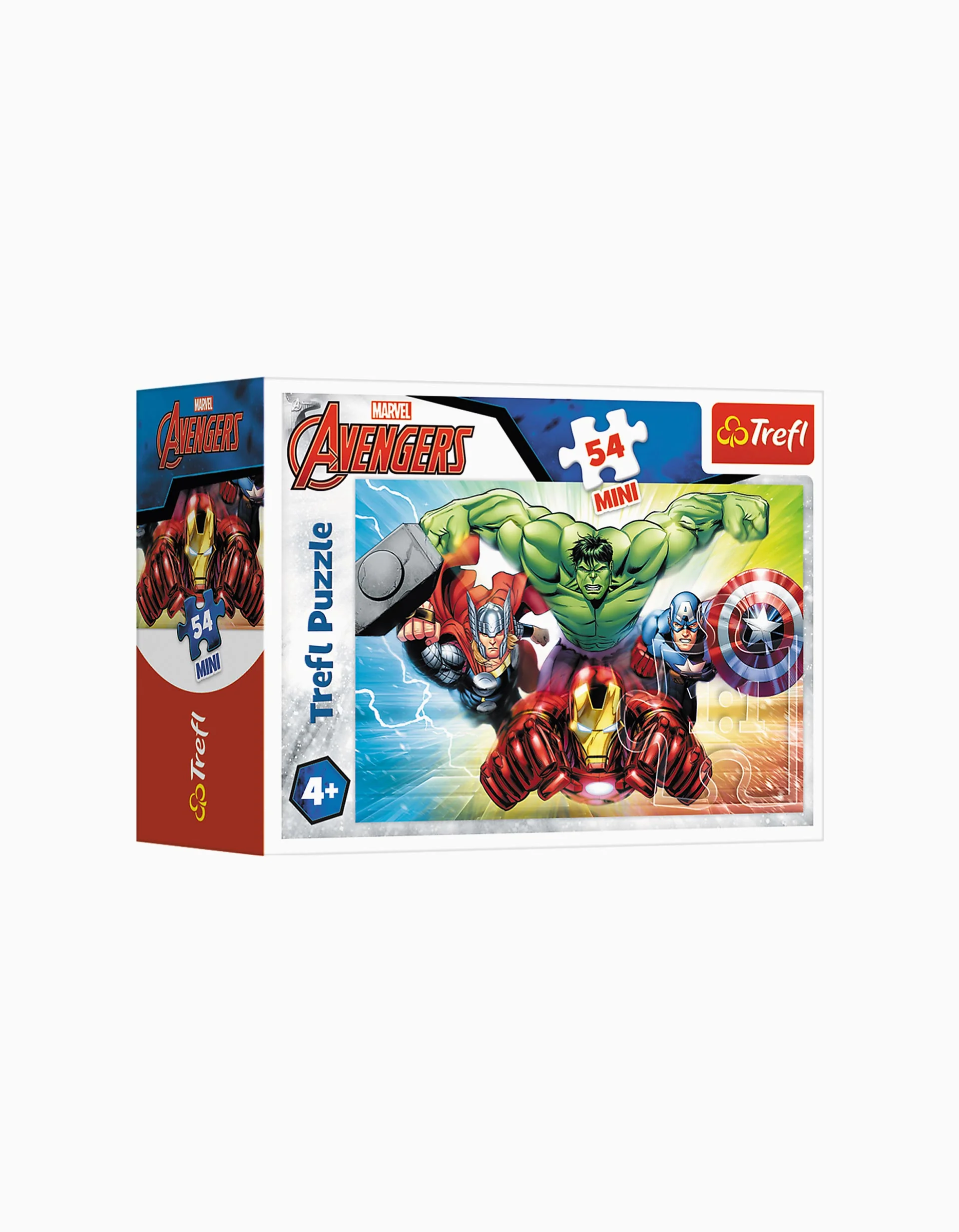 Puzzle Trefl Avengers Marvel Mini 54Pcs 4Y+, Assorted - Image 2