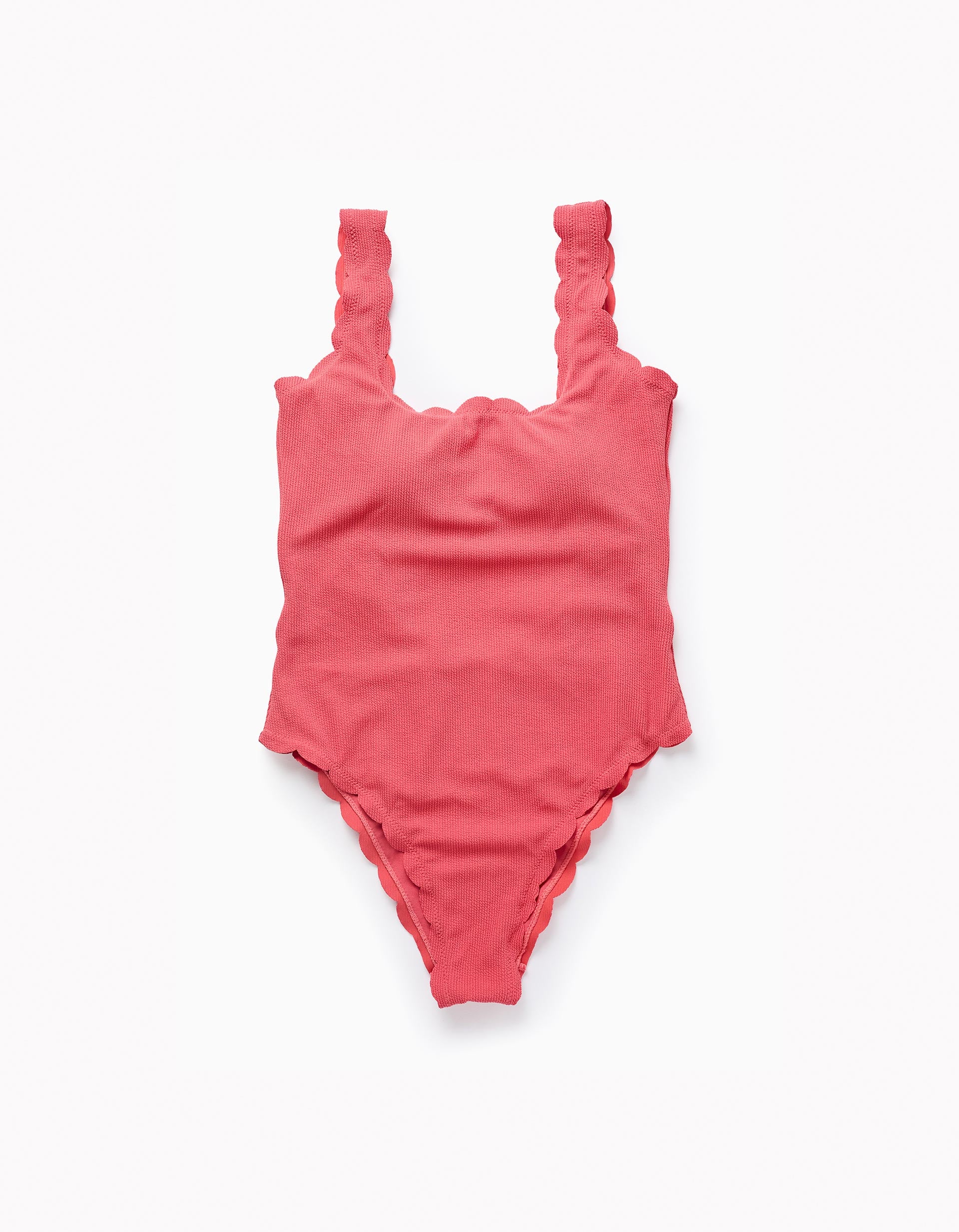 Ribbed Swimsuit for Women 'You&Me', Light Red - Image 2