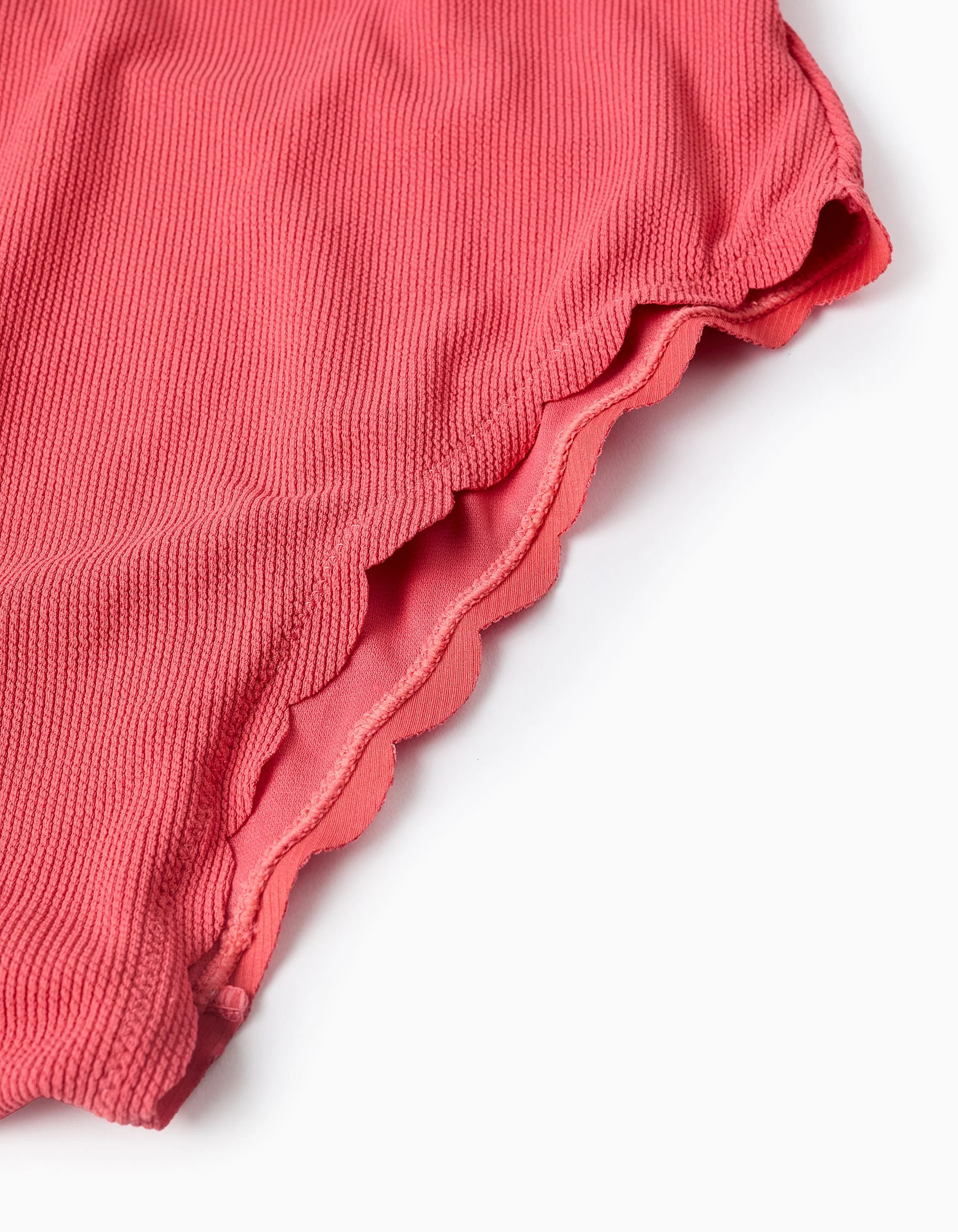 Ribbed Swimsuit for Women 'You&Me', Light Red - Image 5