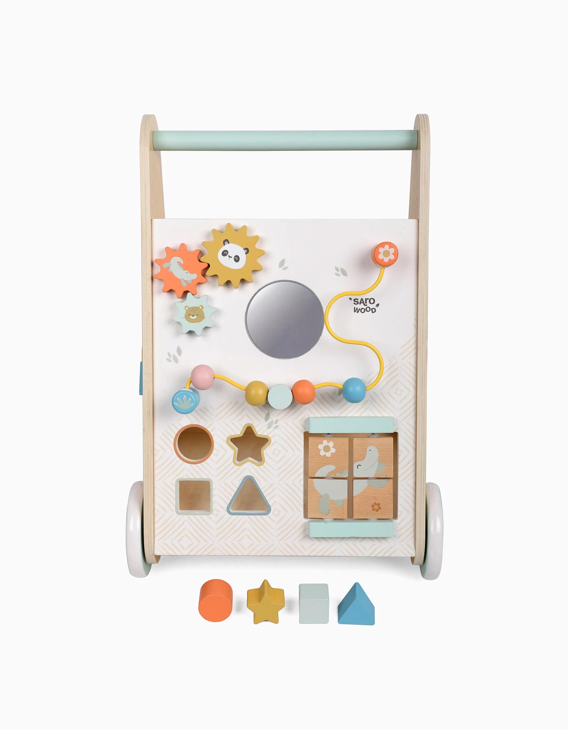Saro Wooden Multi-Activity Walker 12M+ - Image 4