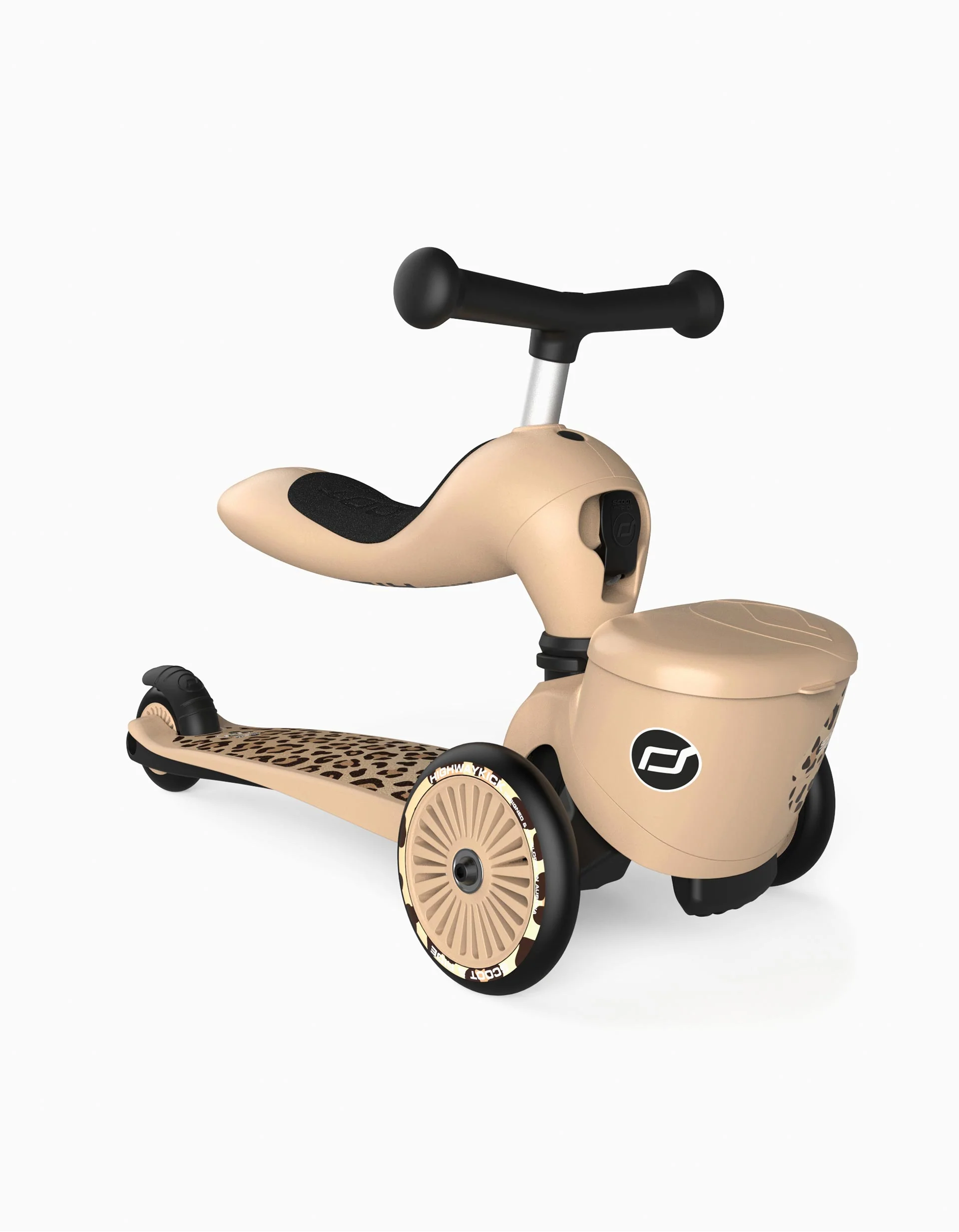 Scooter and Helmet Set Scoot & Ride 12M+, Leopard - Image 3