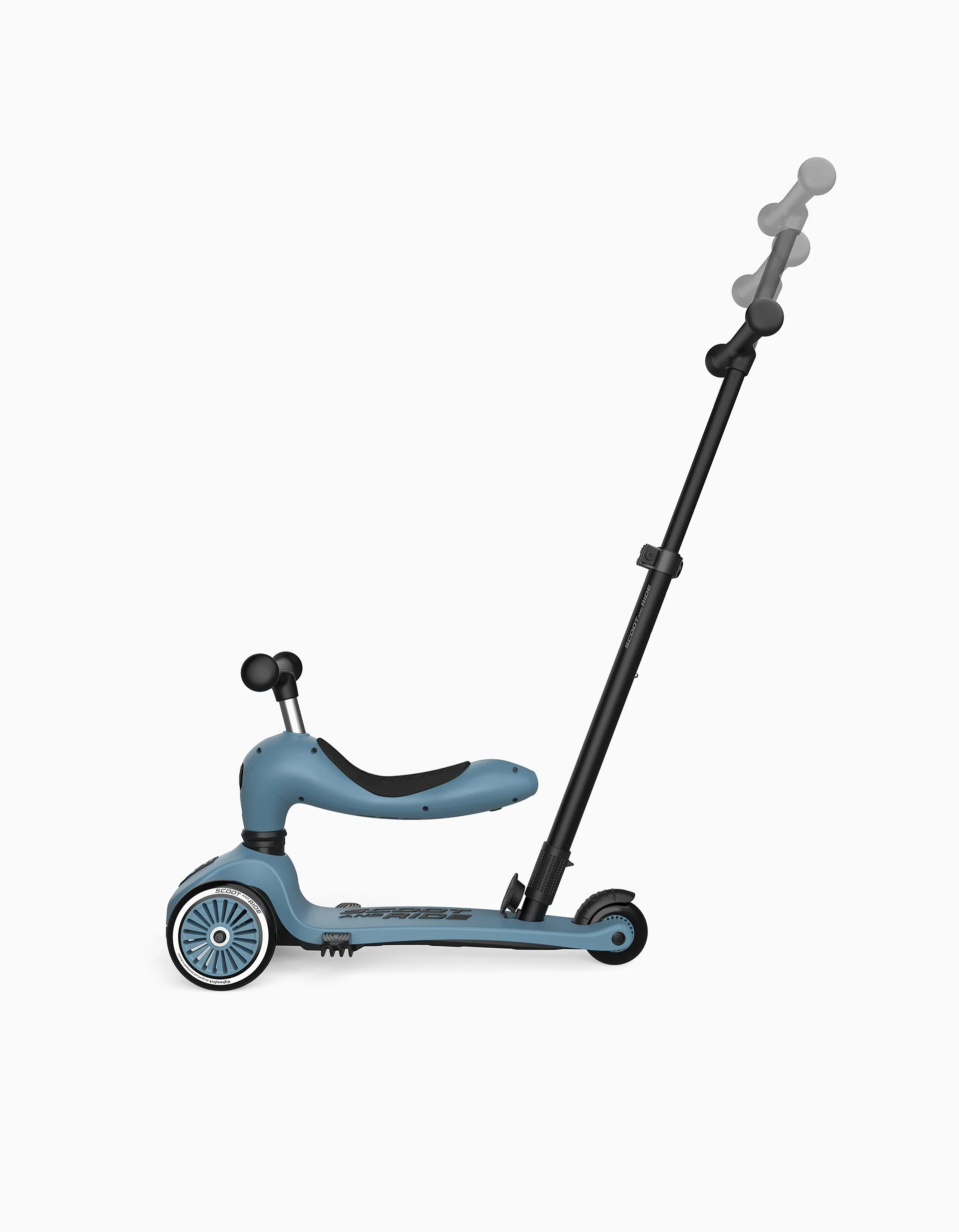 Scooter Highwaykick 1 Push&Go Scoot & Ride 12M+, Steel - Image 12
