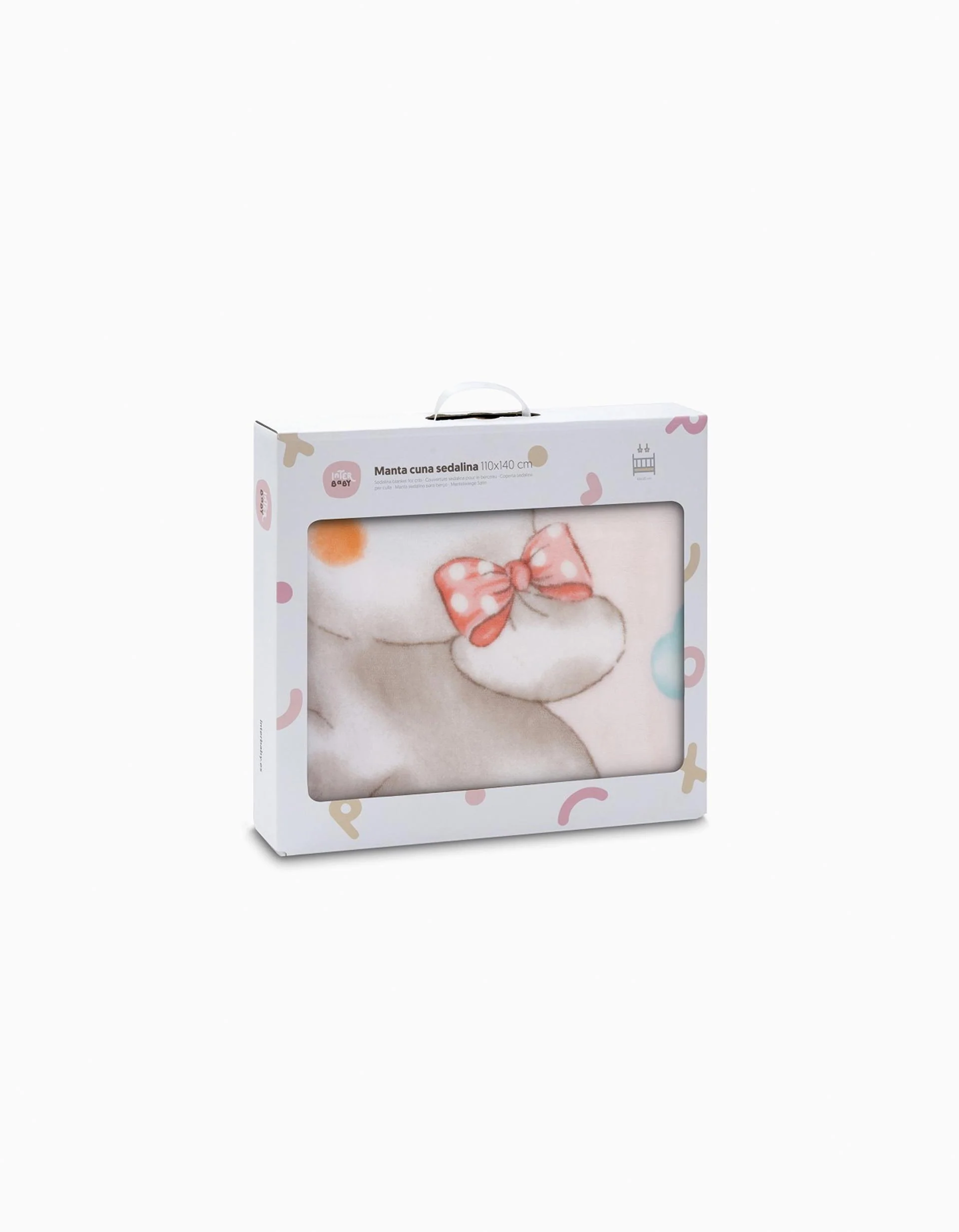 Sedalina Blanket Elephant Interbaby 110X140cm, Pink - Image 3