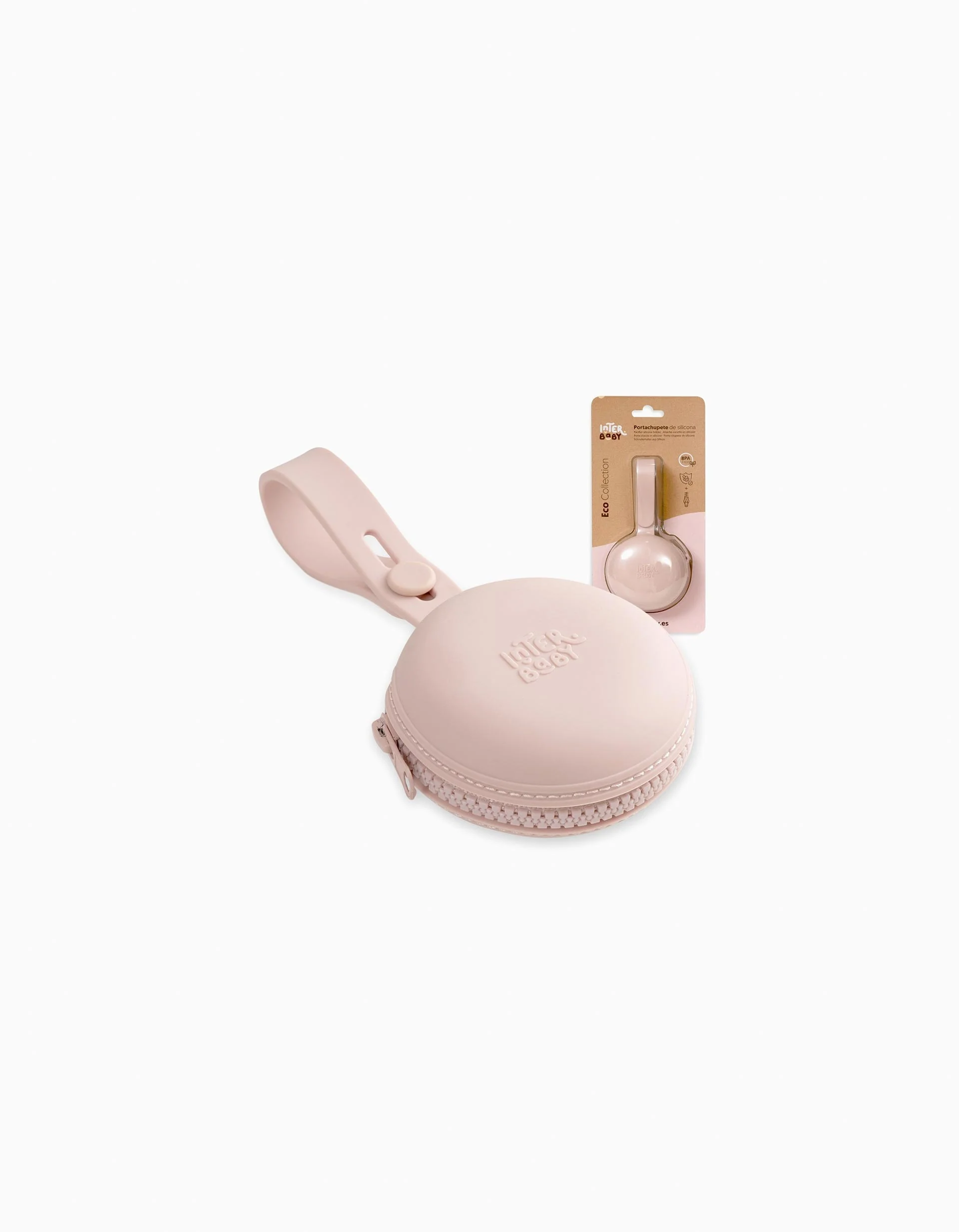 Silicone Pacifier Case Interbaby, Pink - Image 4