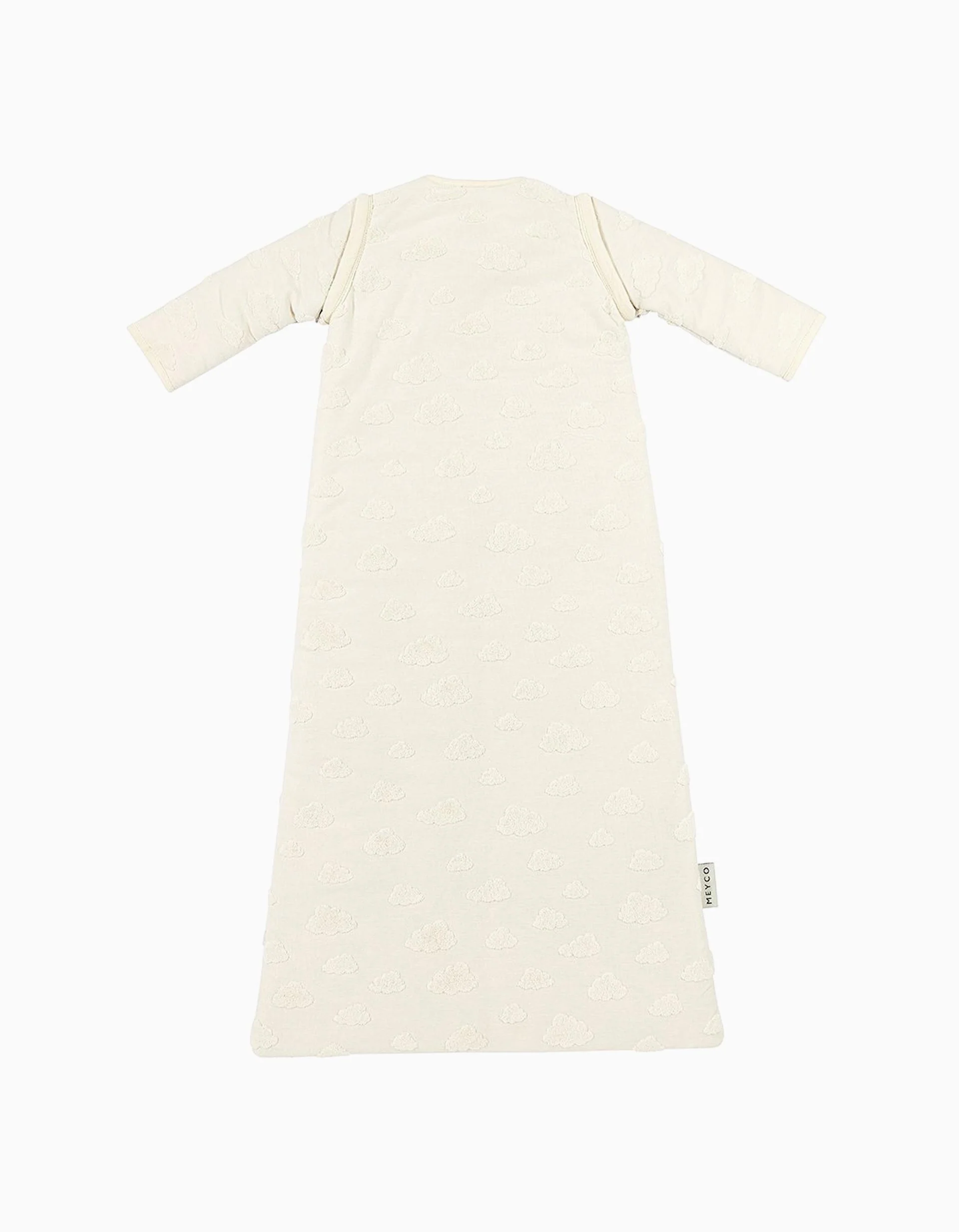 Sleeping Bag with Sleeves Meyco TOG 3.0 90 cm, Clouds Naturel - Image 2