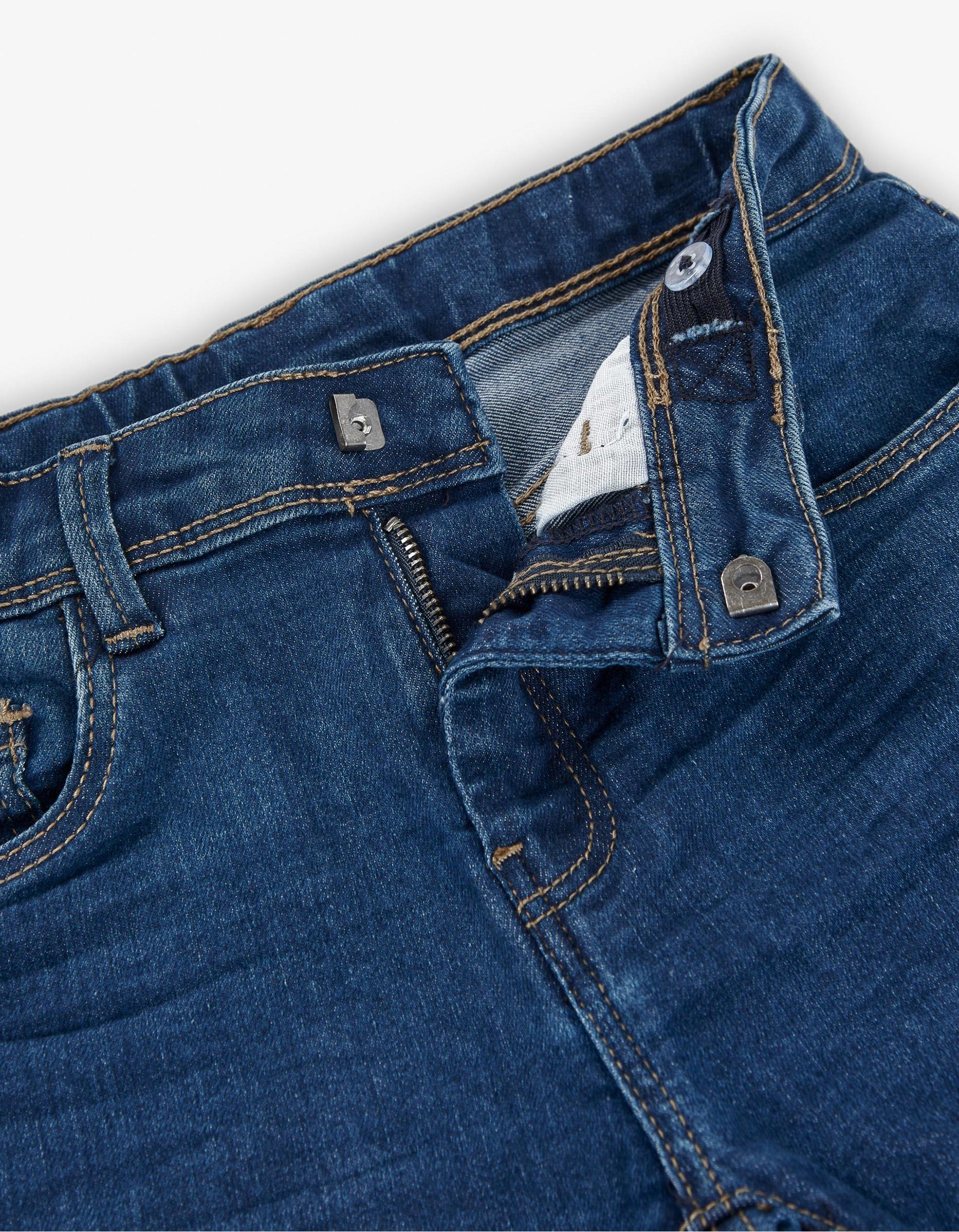 Slim fit denim trousers for boys, blue - Image 3
