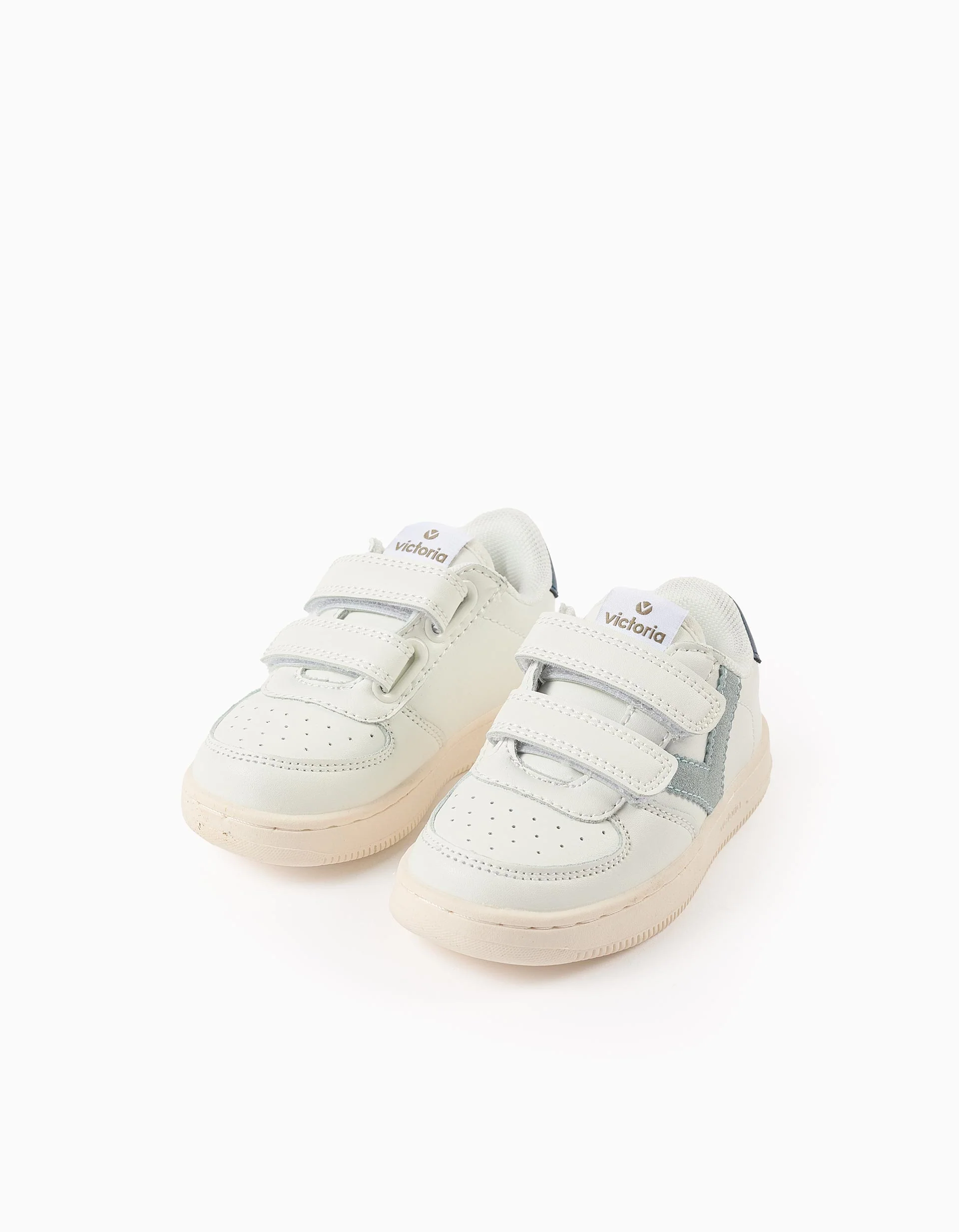 Sneakers for Boys 'Victoria Tiempo', White/Blue - Image 2