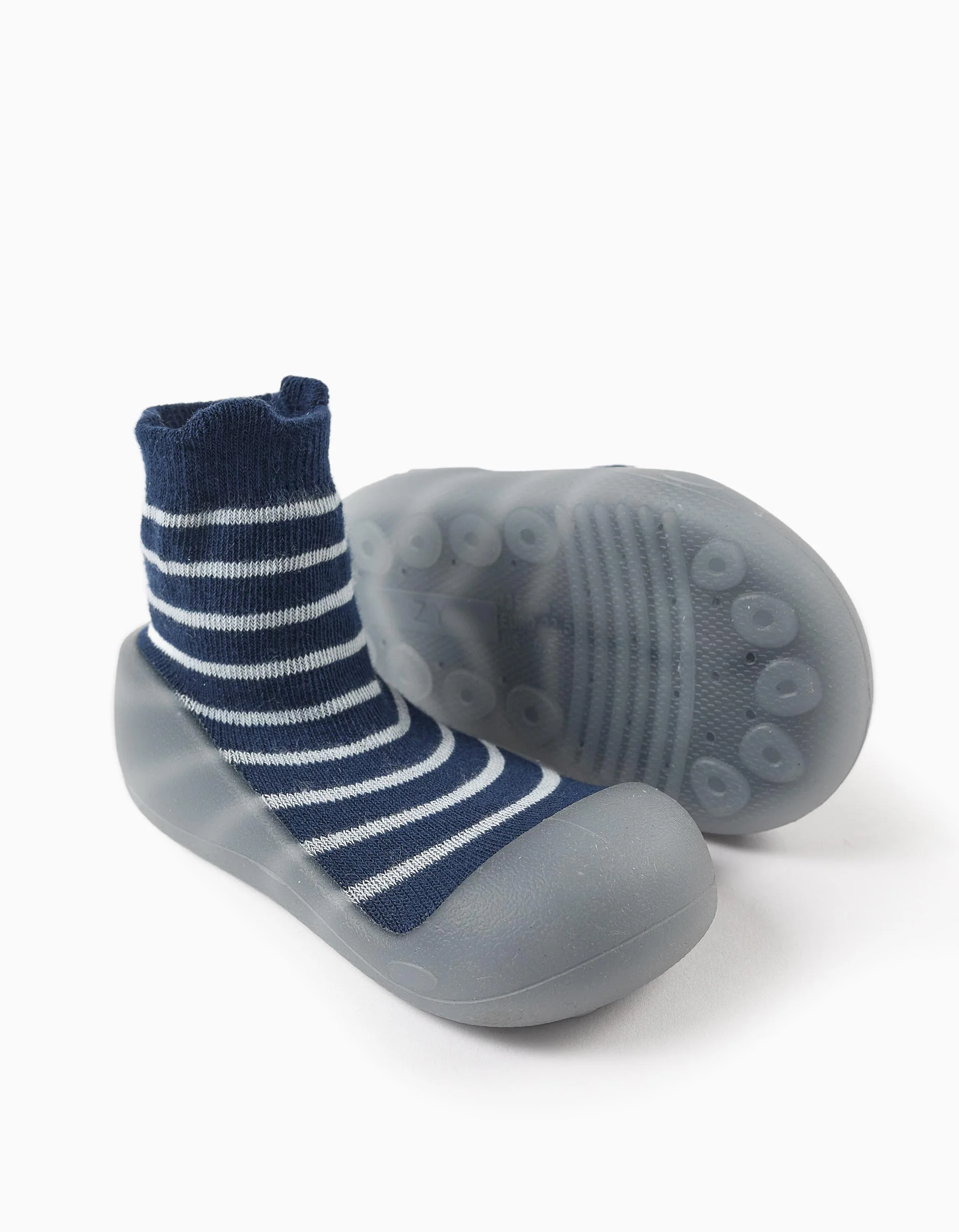 Steppies Slipper Socks for Baby Boys, Dark Blue - Image 3