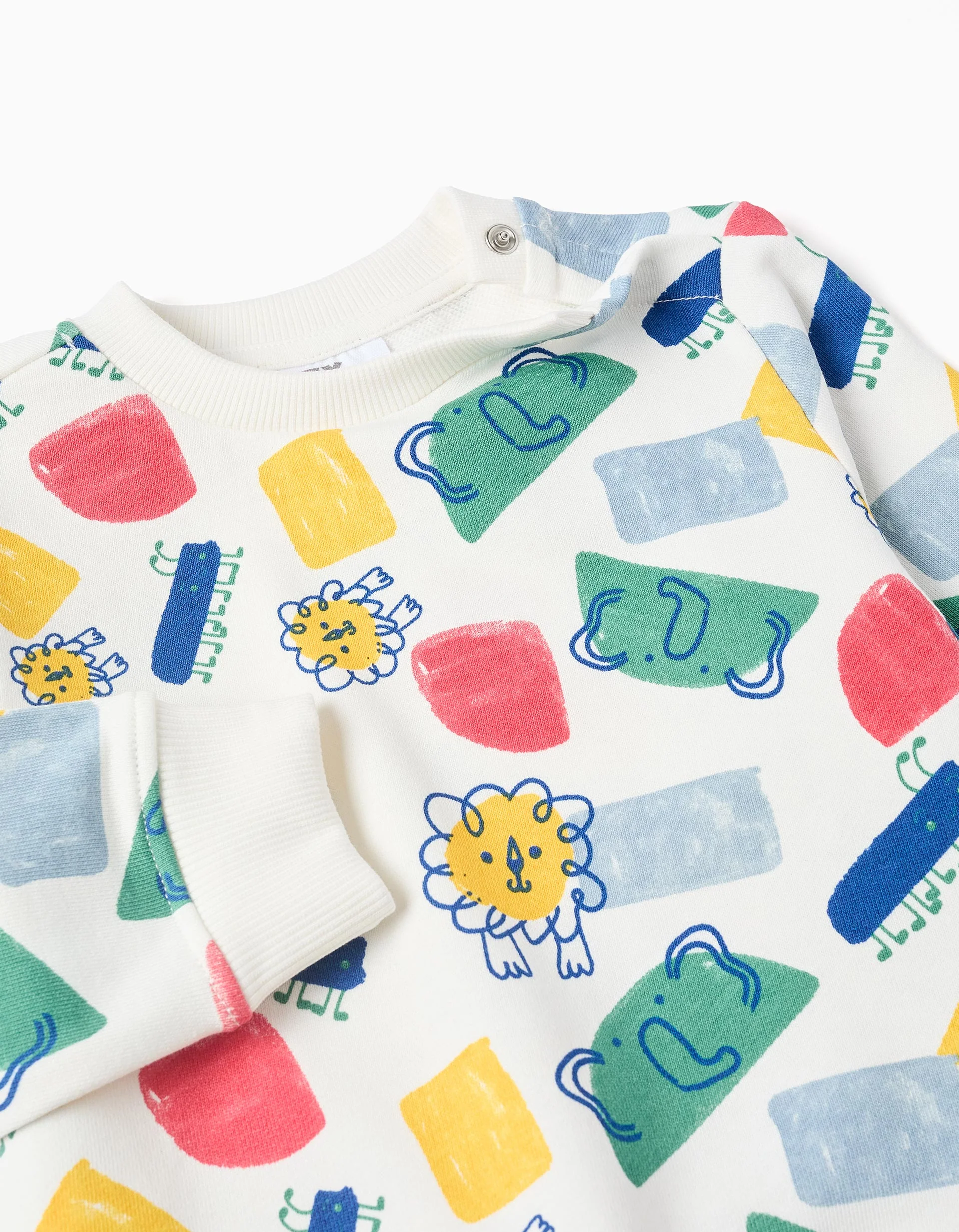 Sweatshirt with motif + joggers for baby boys, multicolour - Image 3