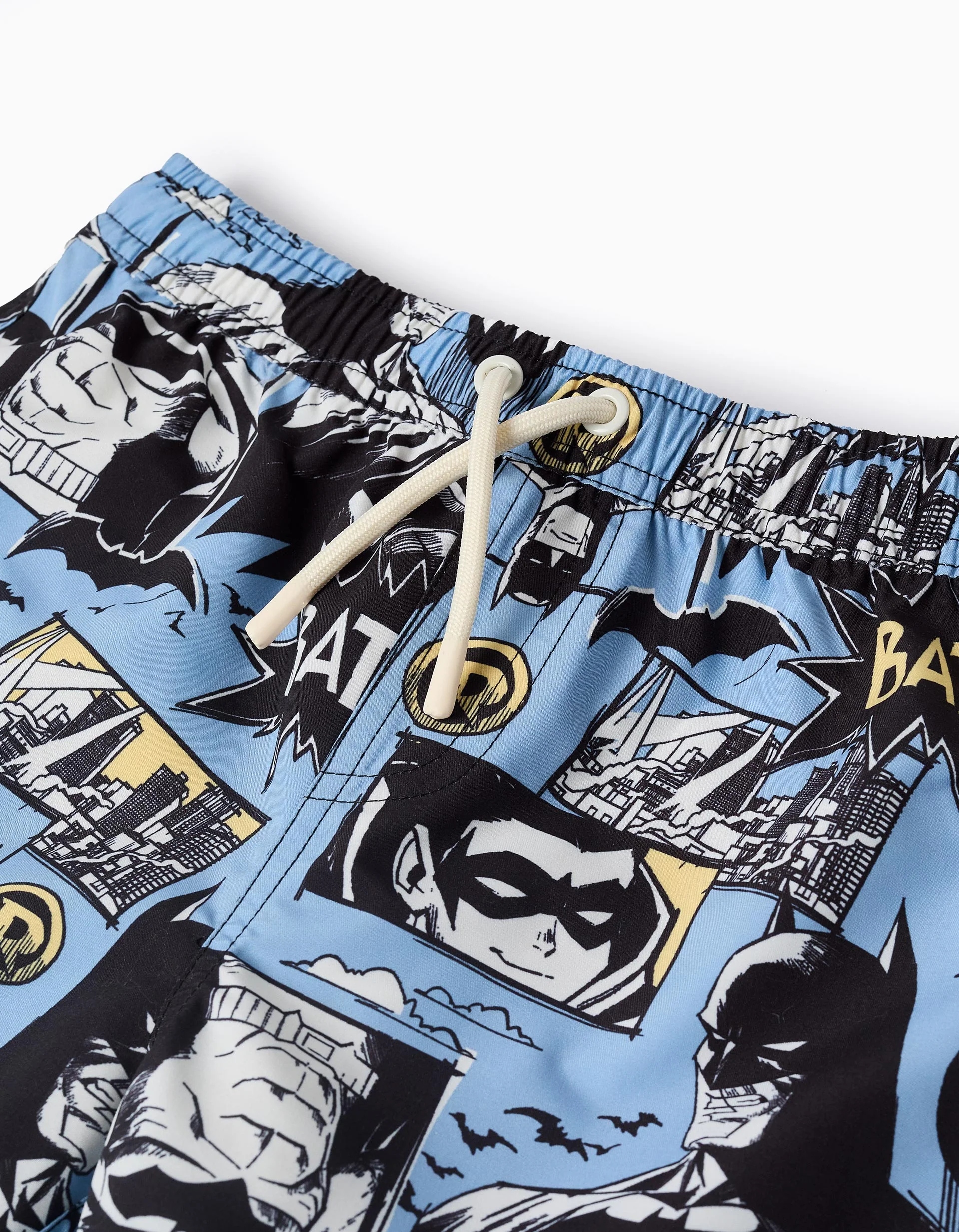 Swim Shorts for Boys 'Batman', Blue/Black/Yellow - Image 3