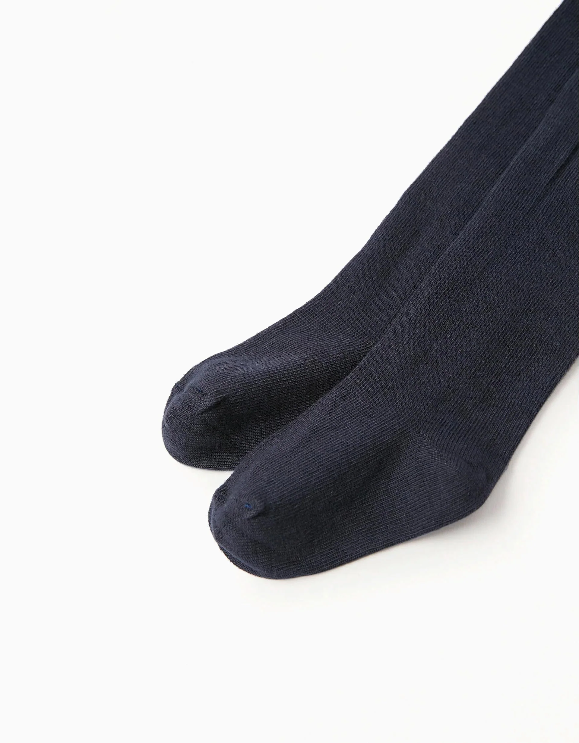 Tights with ruffles for newborn and baby girls, dark blue - Image 3