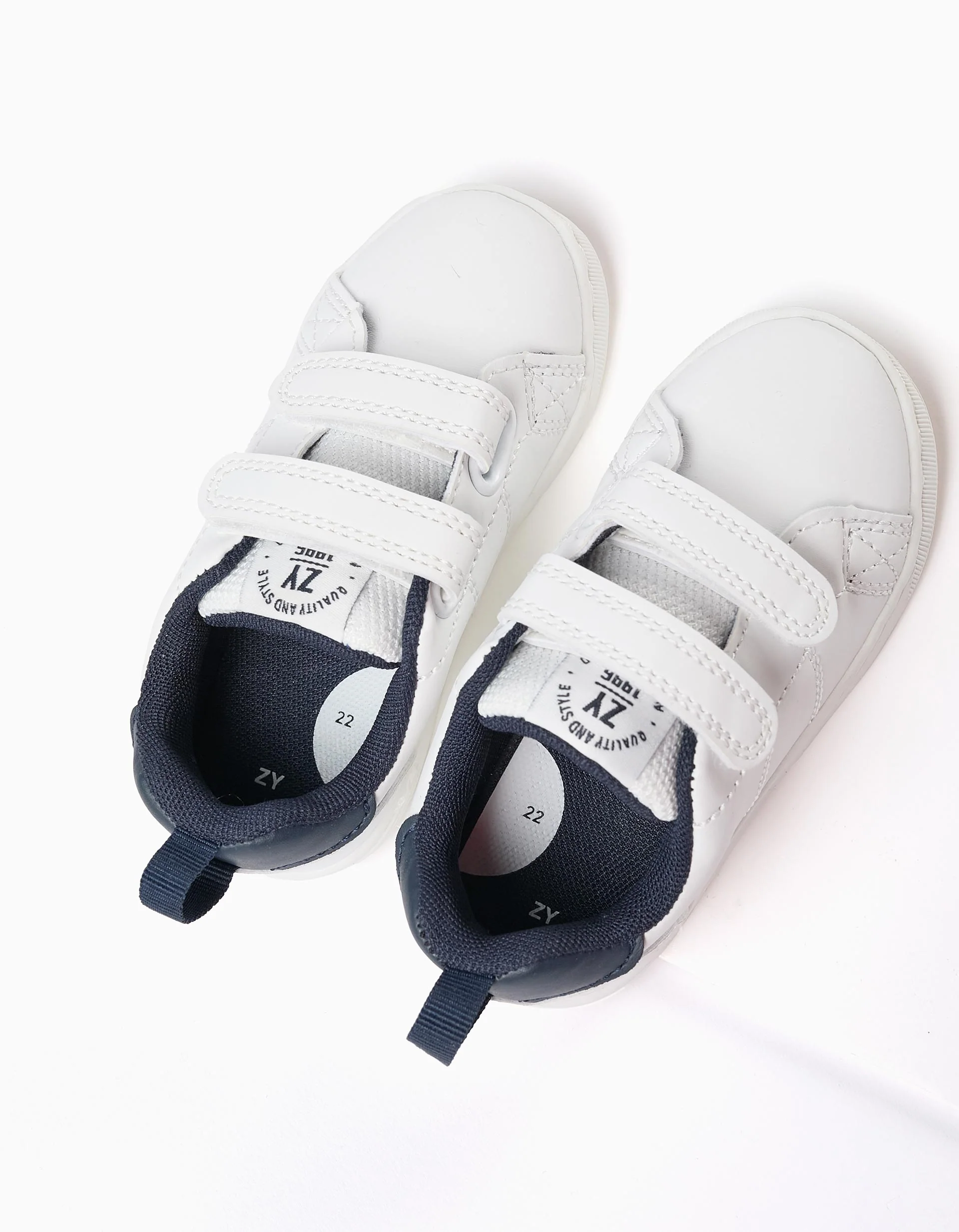 Trainers for Babies 'ZY 1996', White/Dark Blue - Image 4