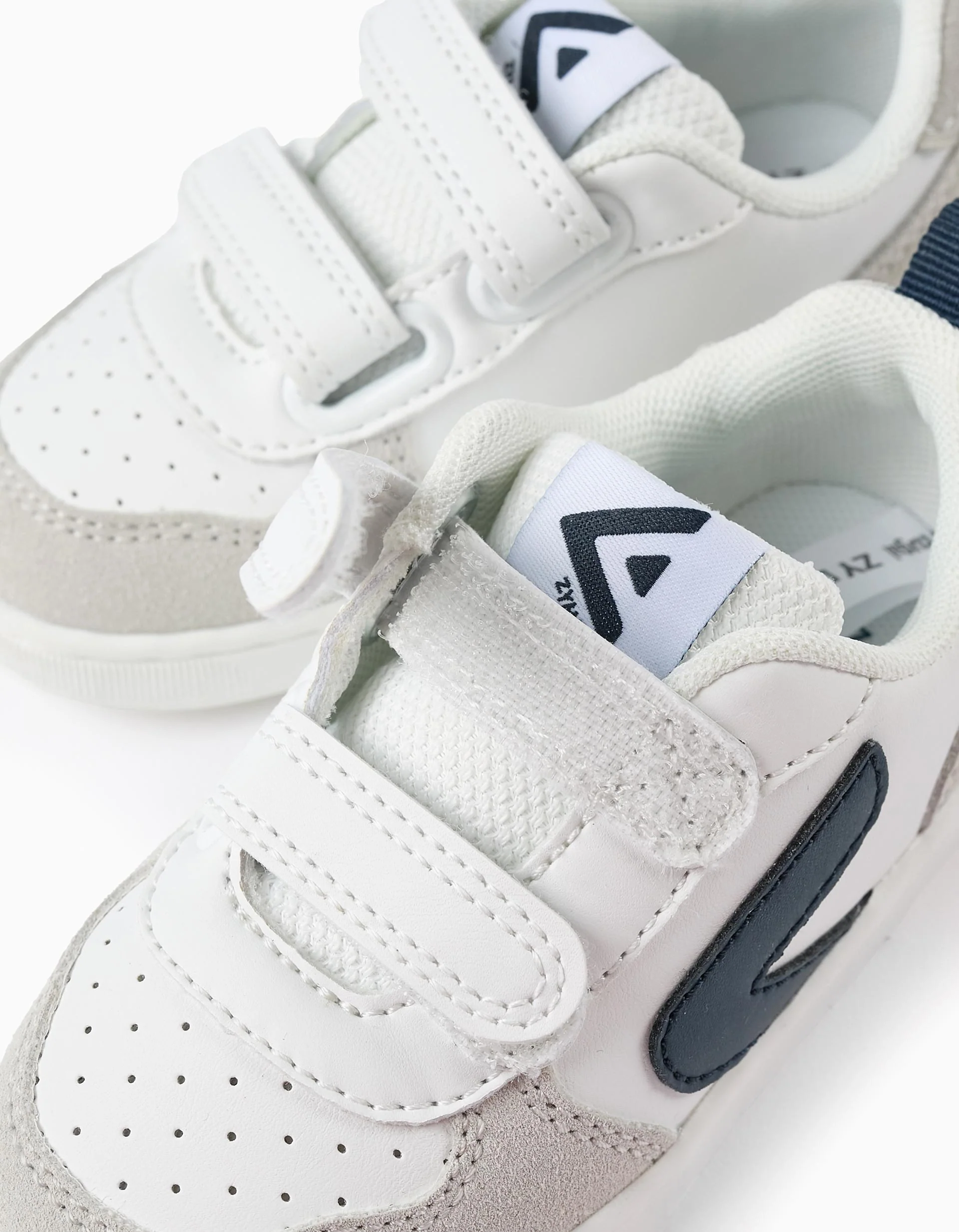 Trainers for Babies 'ZY Move', White/Dark Blue - Image 3