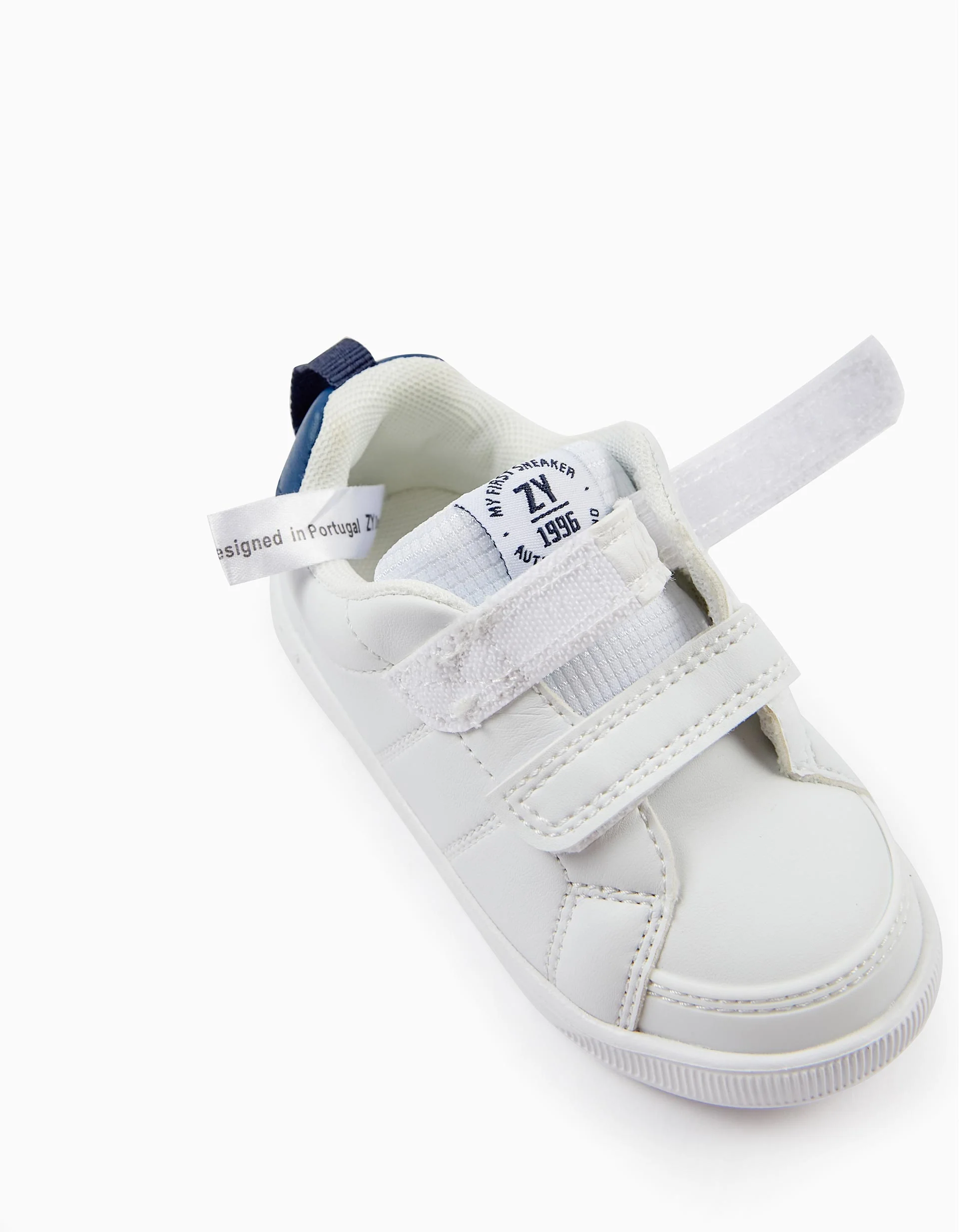 Trainers for Baby Boys 'My First Sneaker - 1996', White/Dark Blue - Image 4