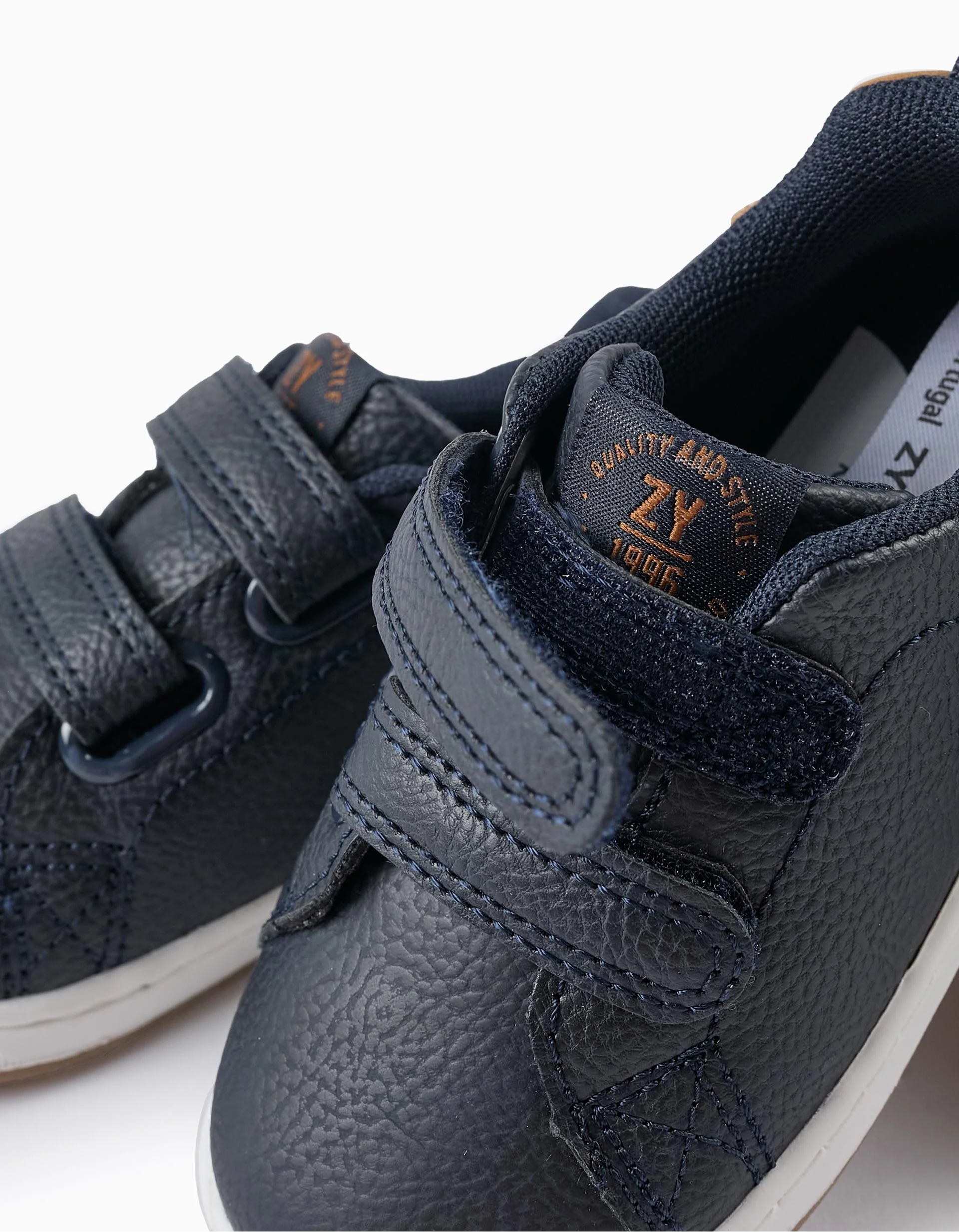 Trainers for Baby Boys 'ZY 1996', Dark Blue/Camel - Image 3