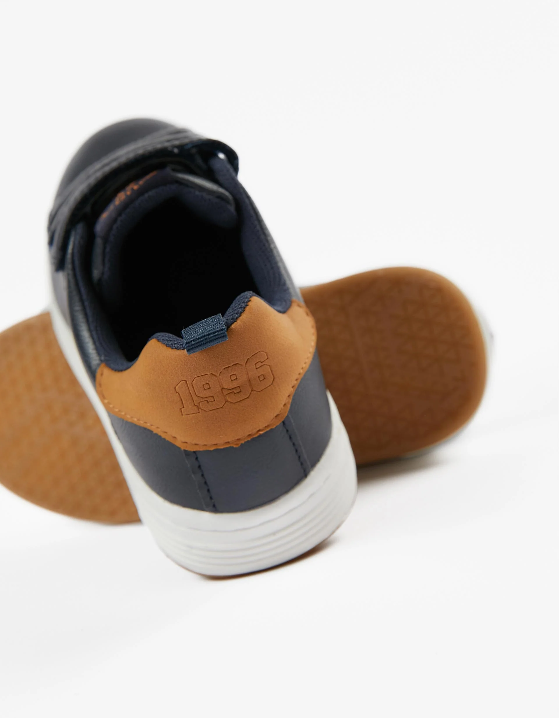 Trainers for Boys 'ZY 1996', Dark Blue/Camel - Image 4