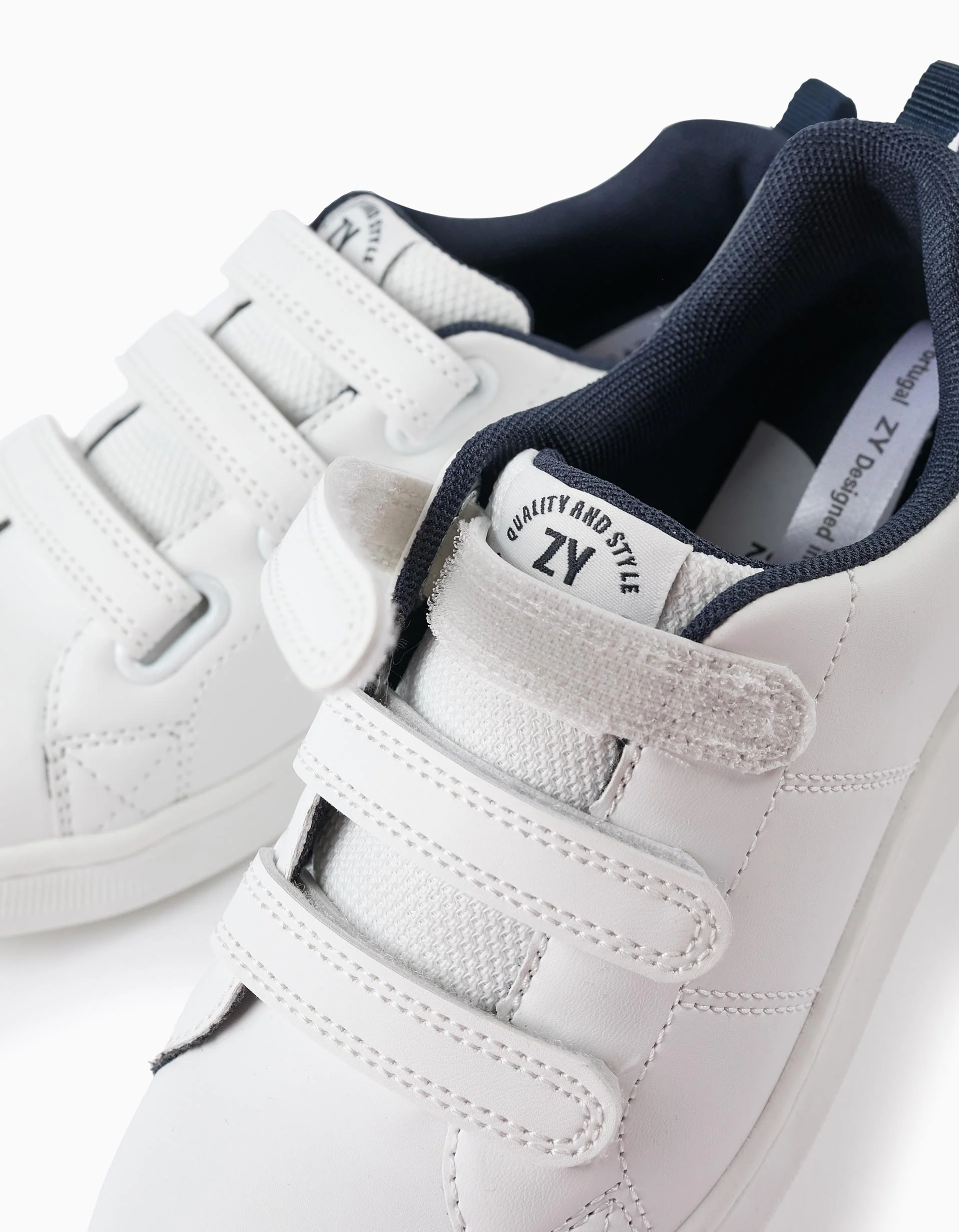 Trainers for Children 'ZY 1996', White/Dark Blue - Image 3