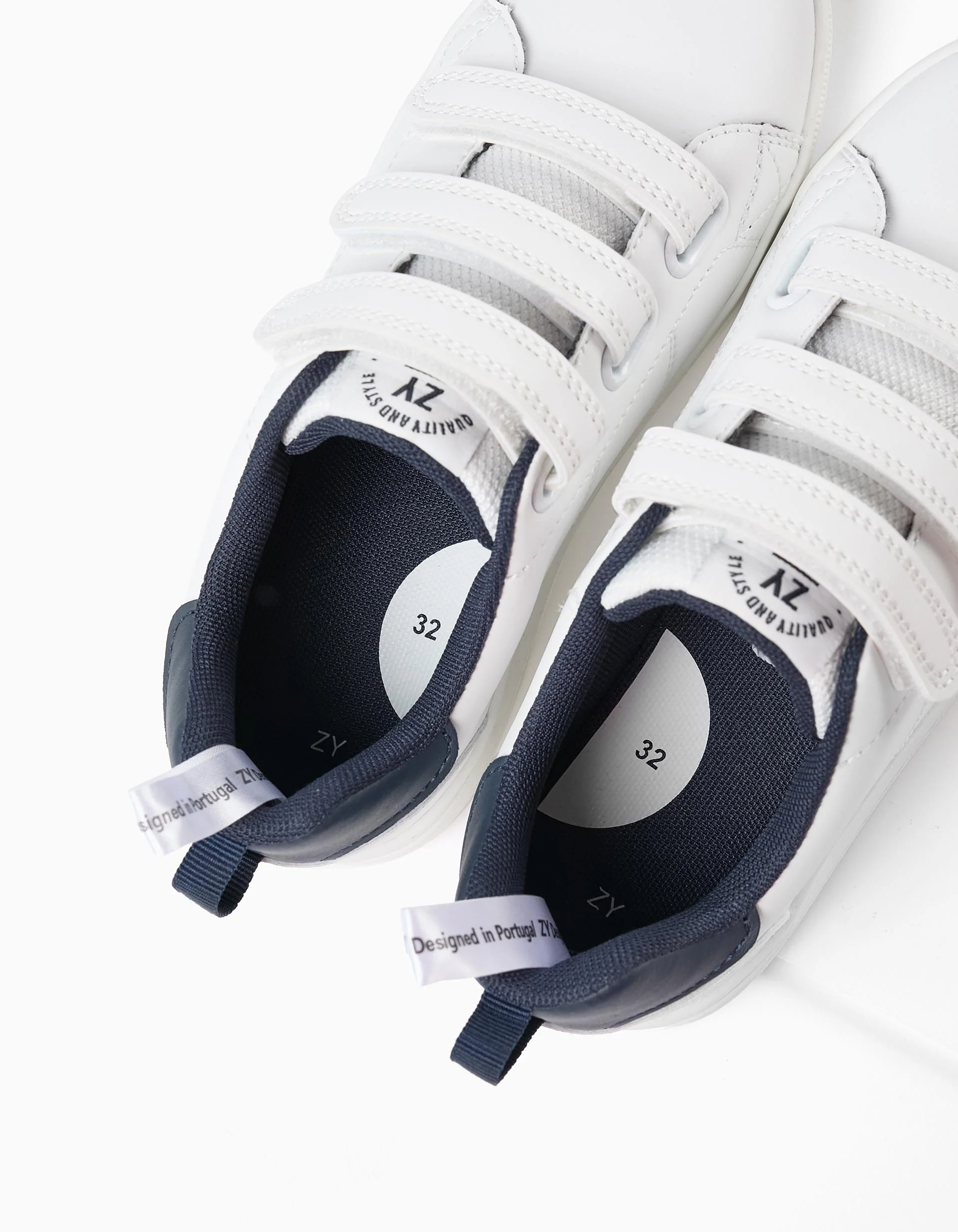 Trainers for Children 'ZY 1996', White/Dark Blue - Image 4