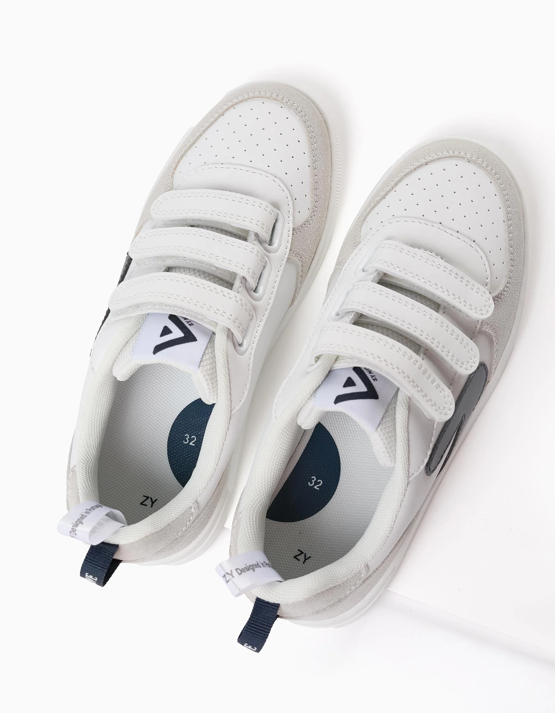 Trainers for Children 'ZY Move', White/Dark Blue - Image 7