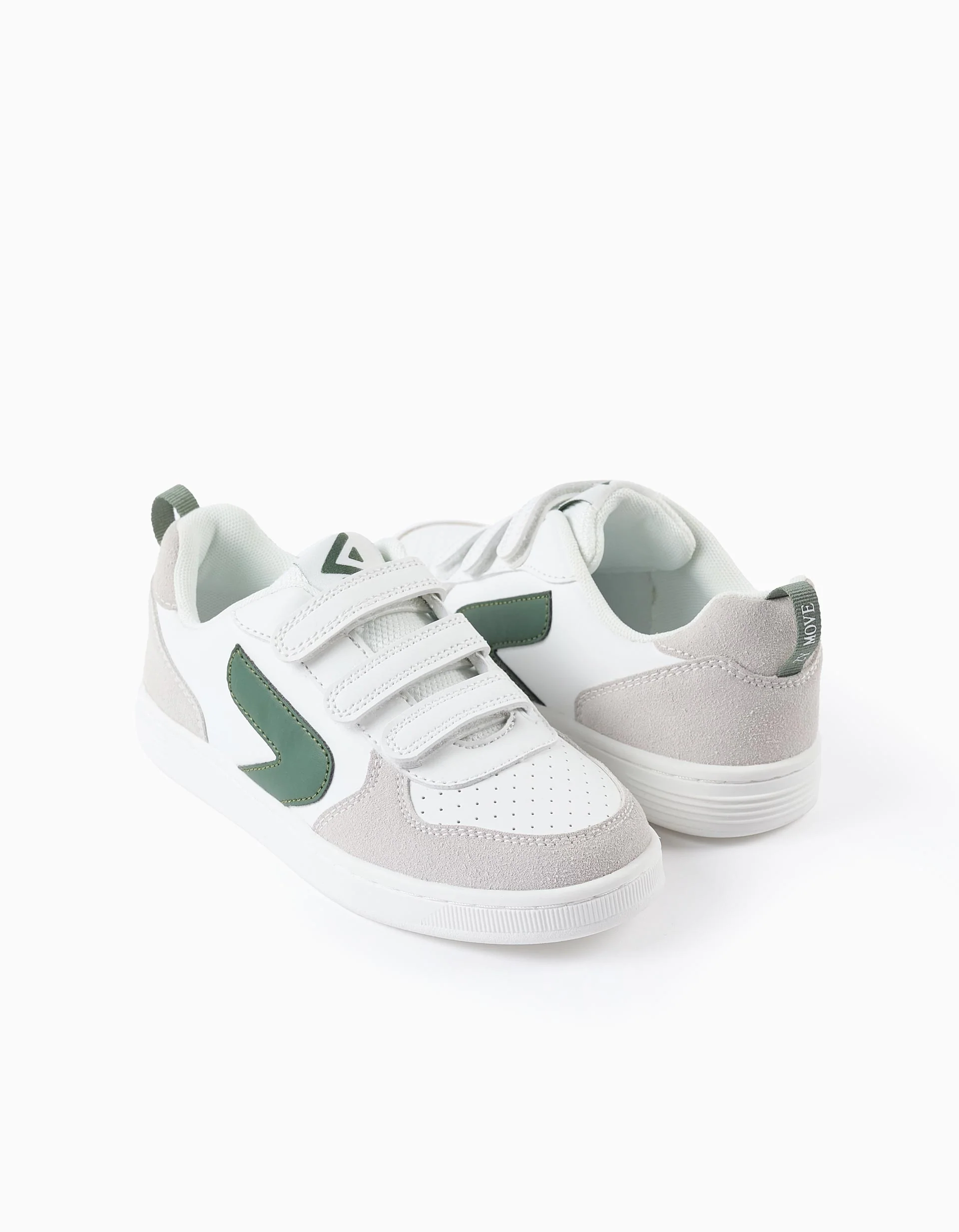 Trainers for Children 'ZY Move', White/Green - Image 3