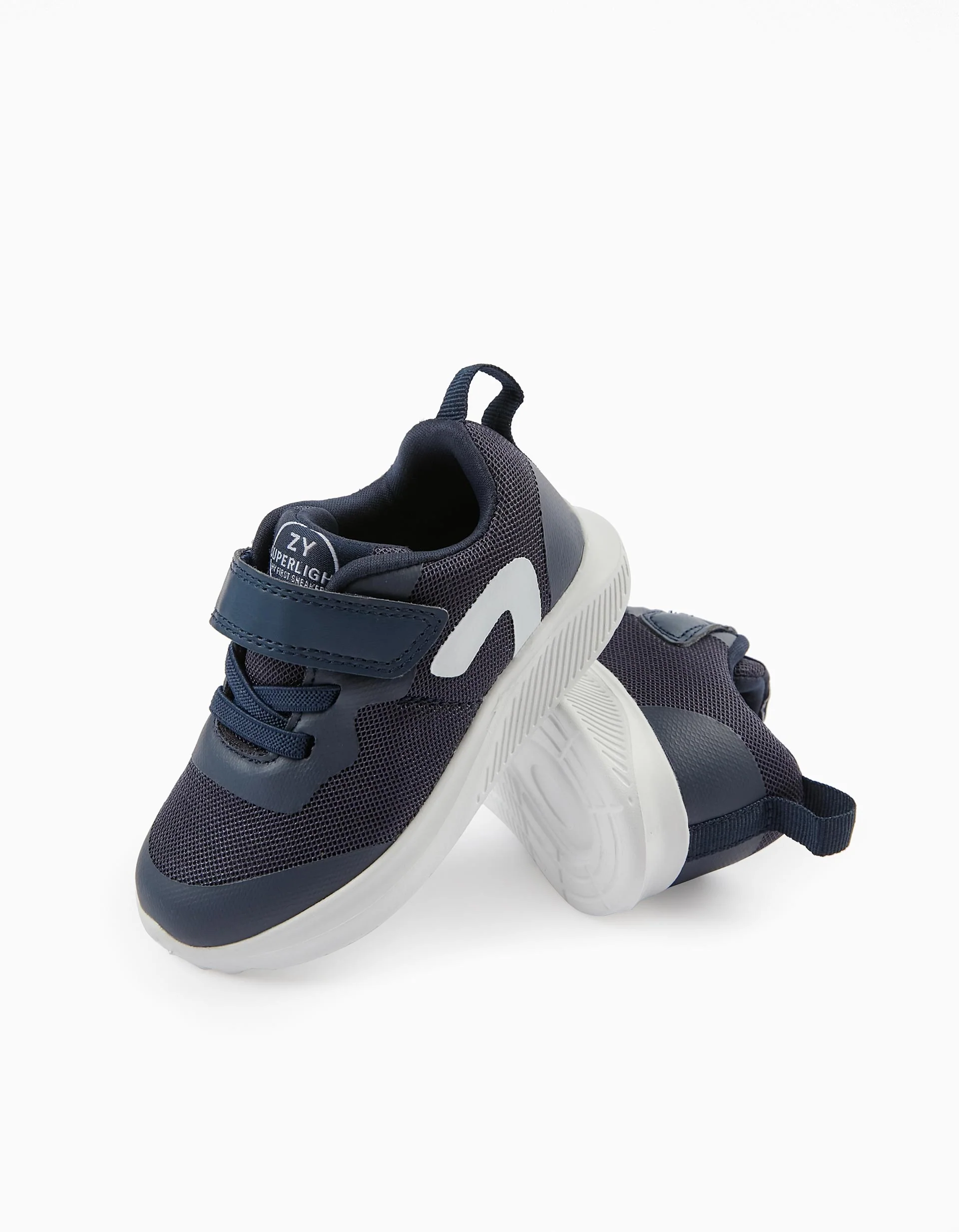 Trainers for Newborns 'My First Steps - ZY Superlight', Dark Blue/White - Image 3