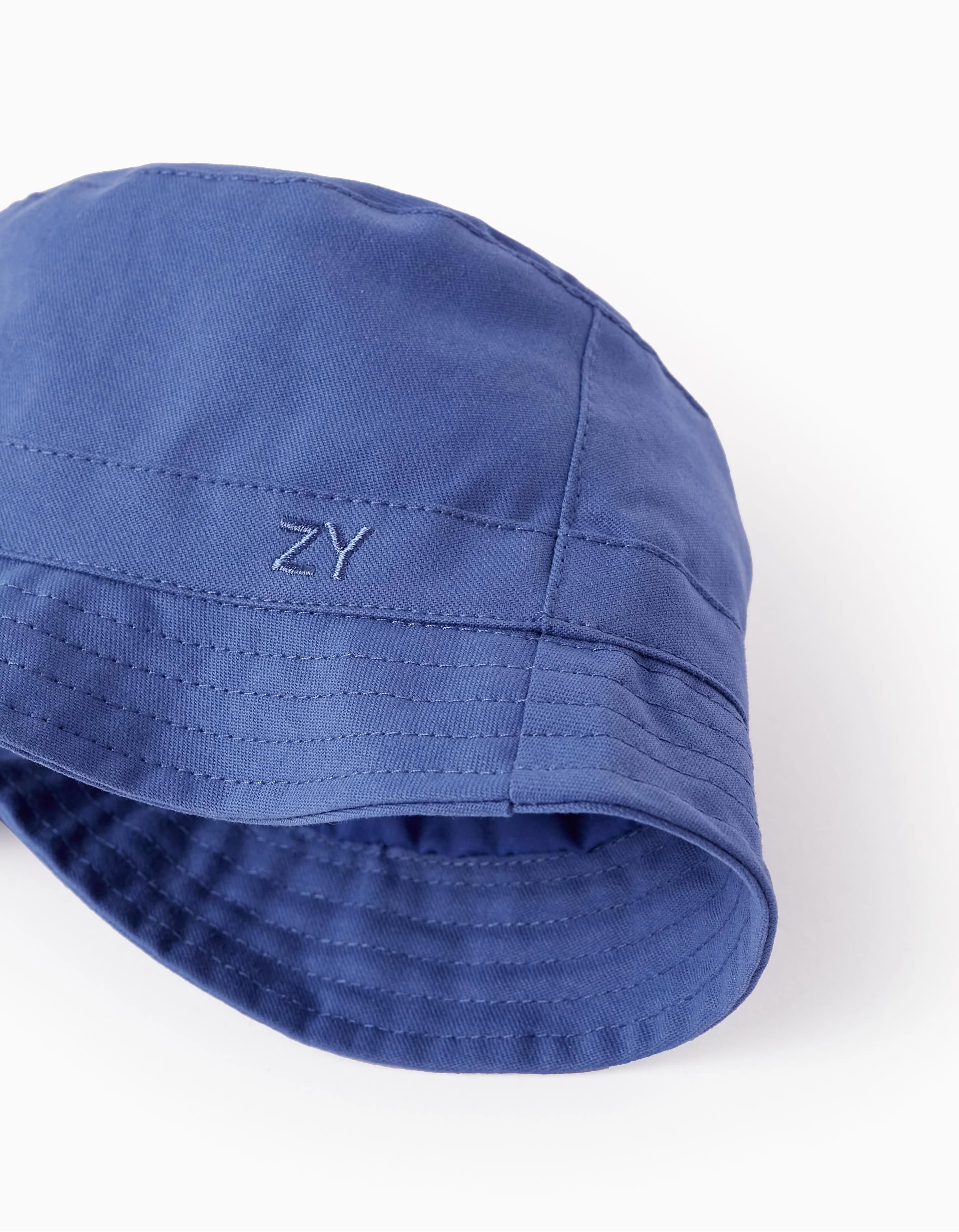 Twill Hat for Baby and Child, Blue - Image 3