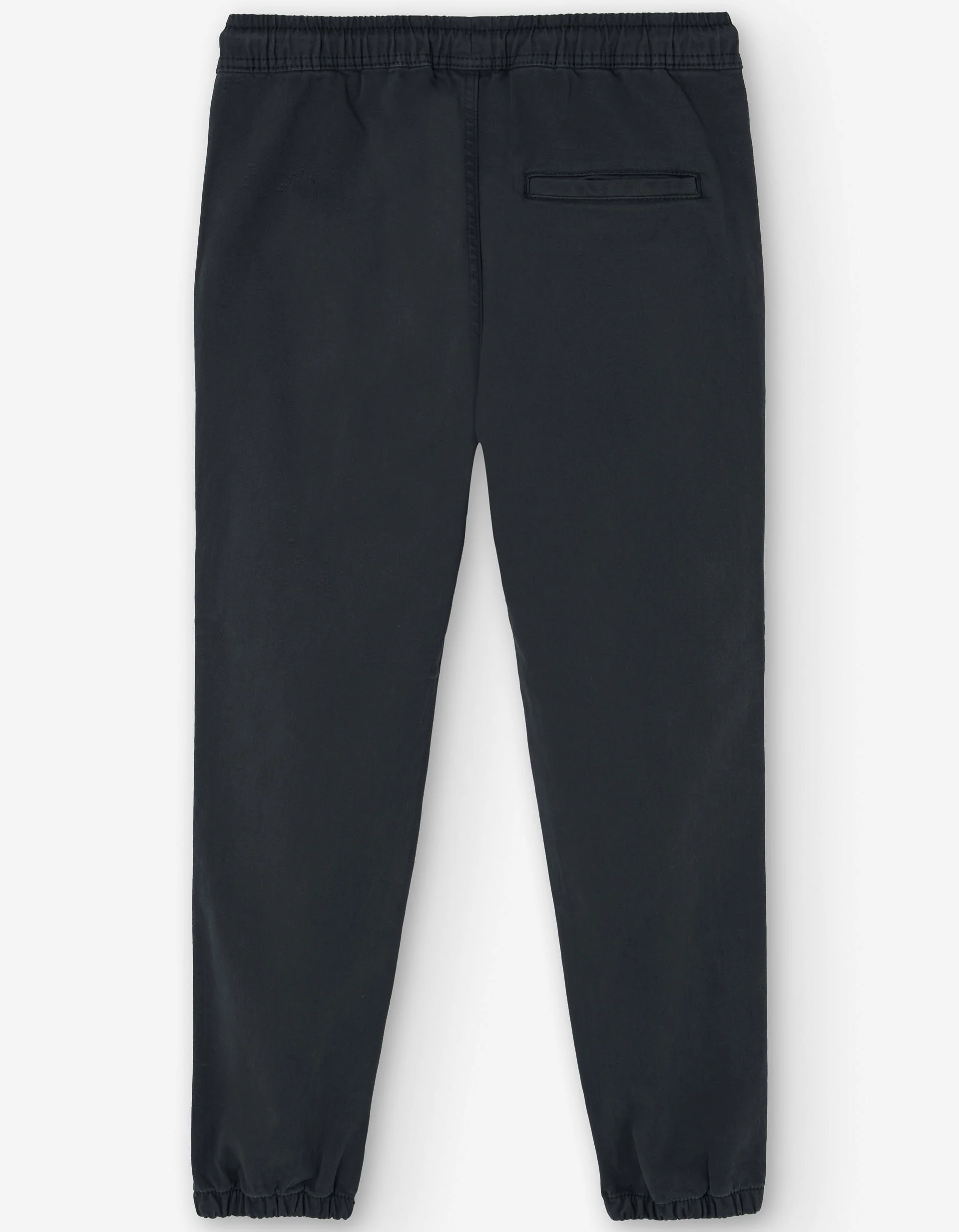 Twill joggers with drawstring and pockets for boys, dark grey - Image 2