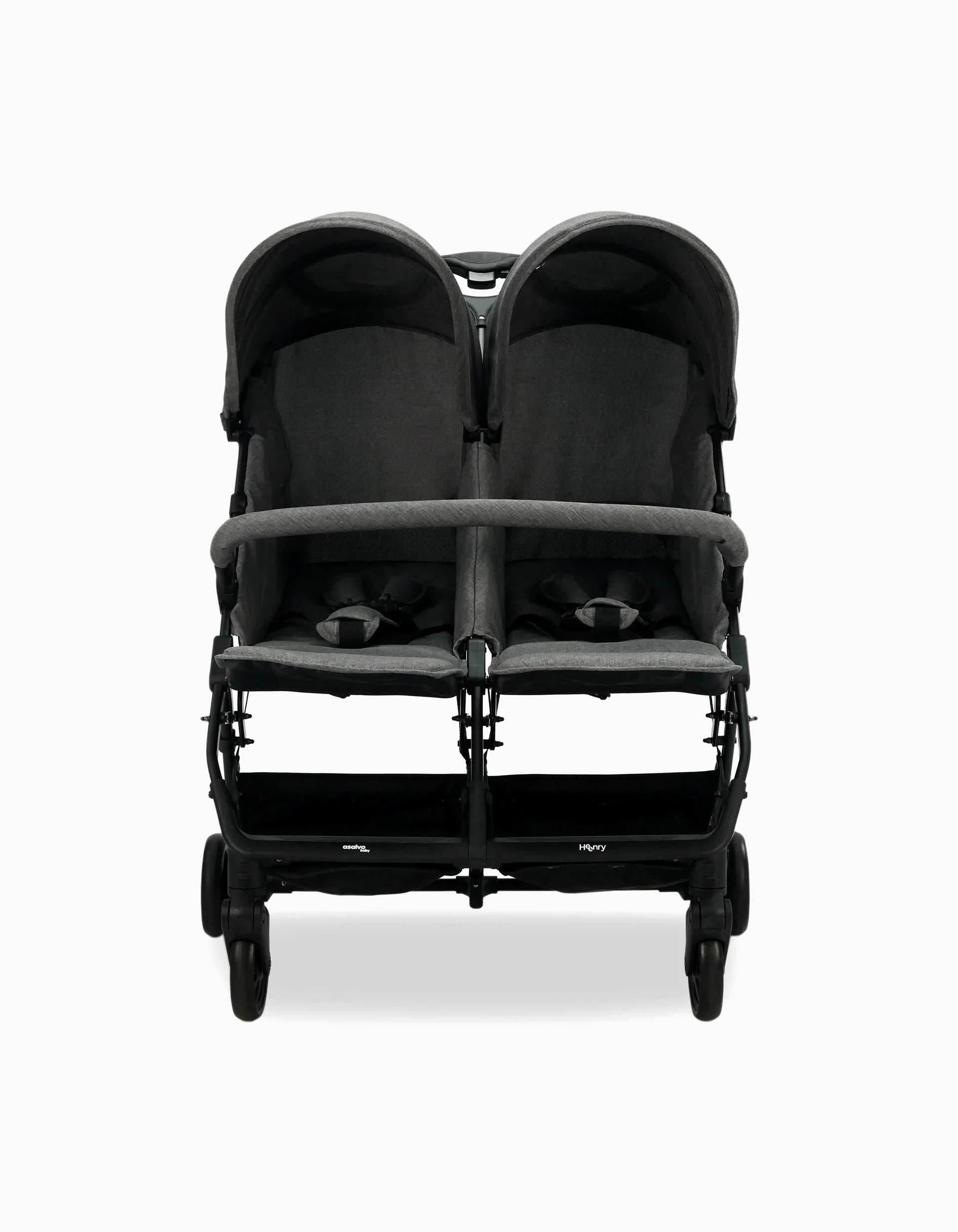 Twin Stroller Twins Henry Grey Asalvo - Image 4