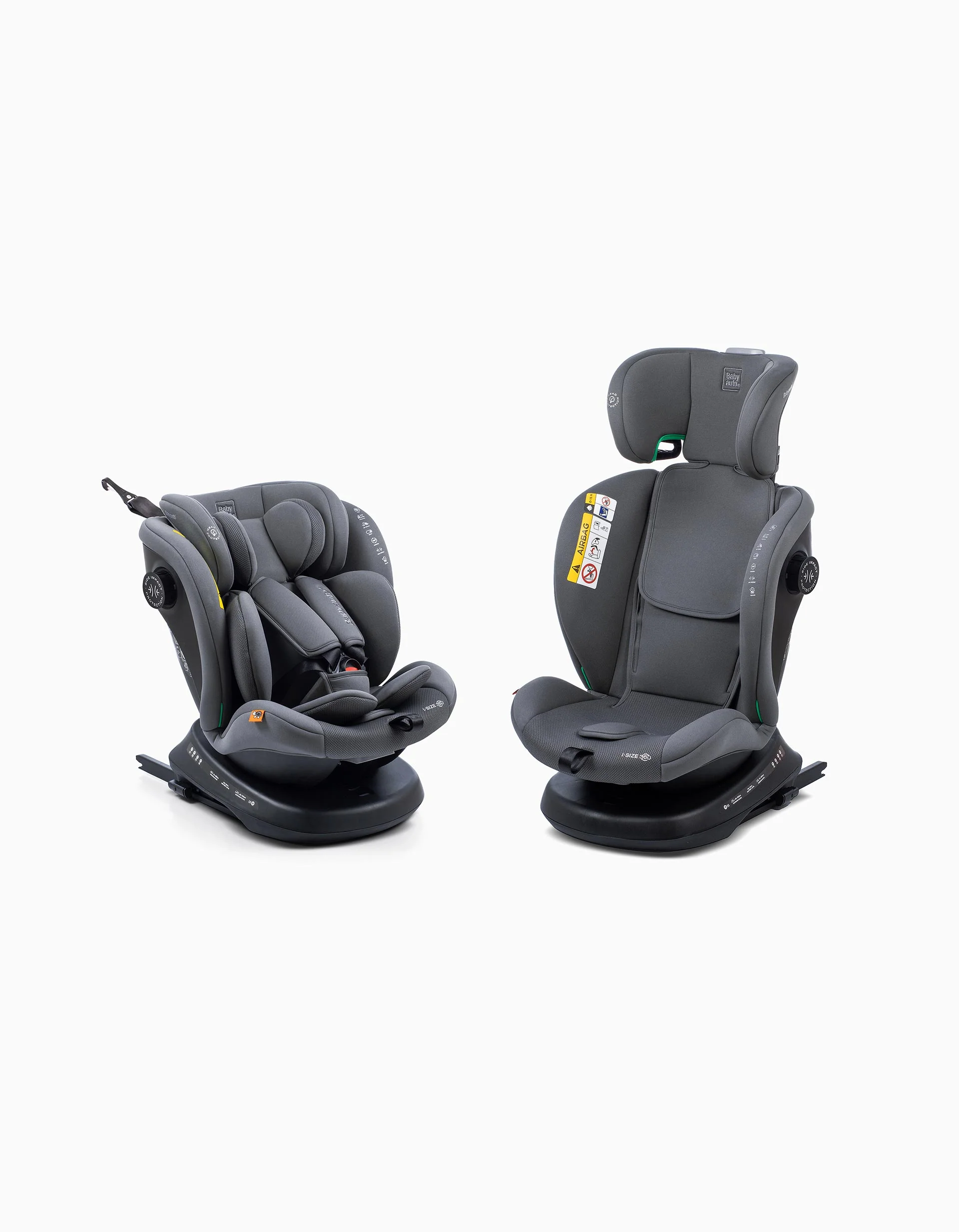 Valora Babyauto I Size Car Seat, Grey - Image 11