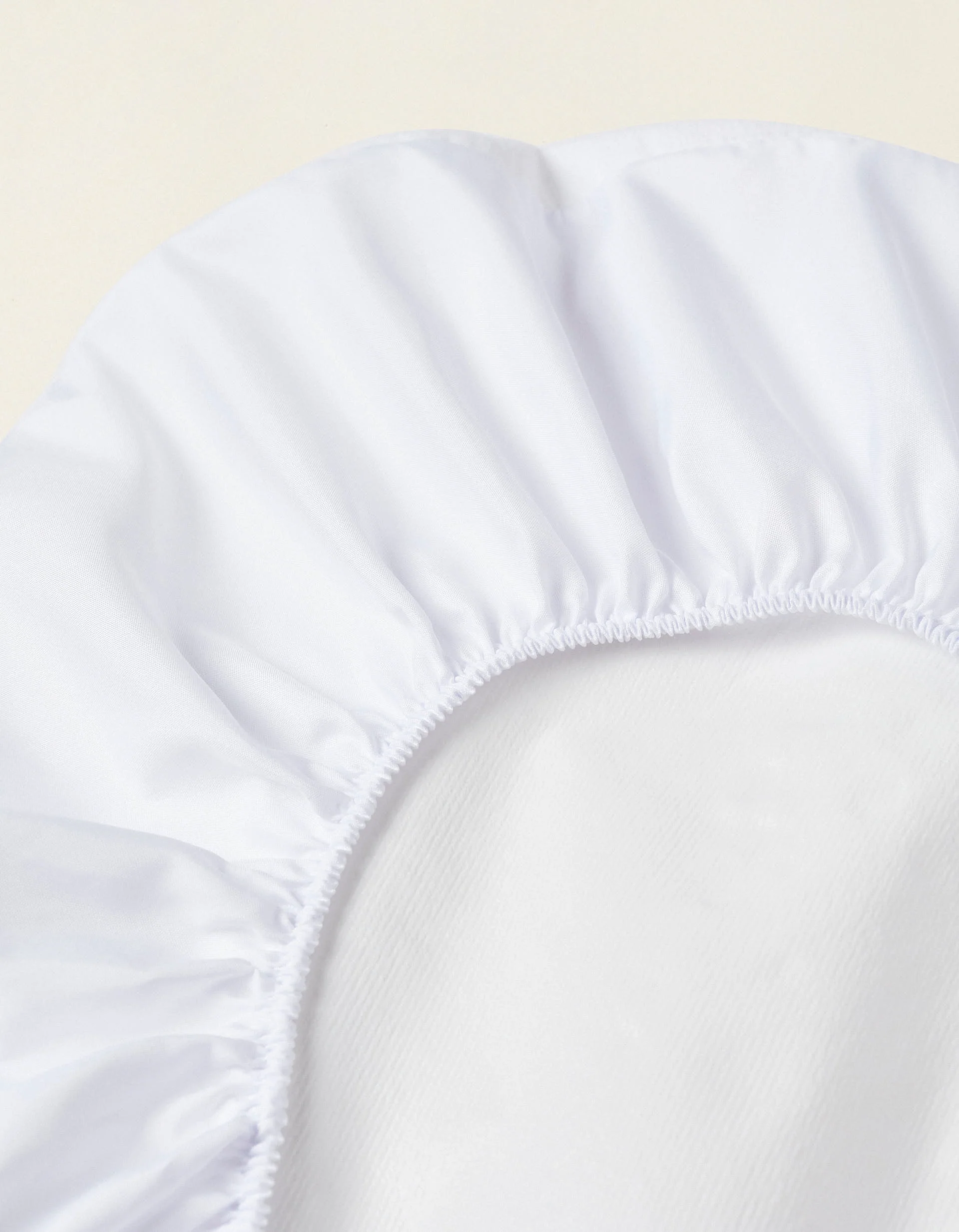 Waterproof Matress Protector for 80x50cm Cots Interbaby, White - Image 3