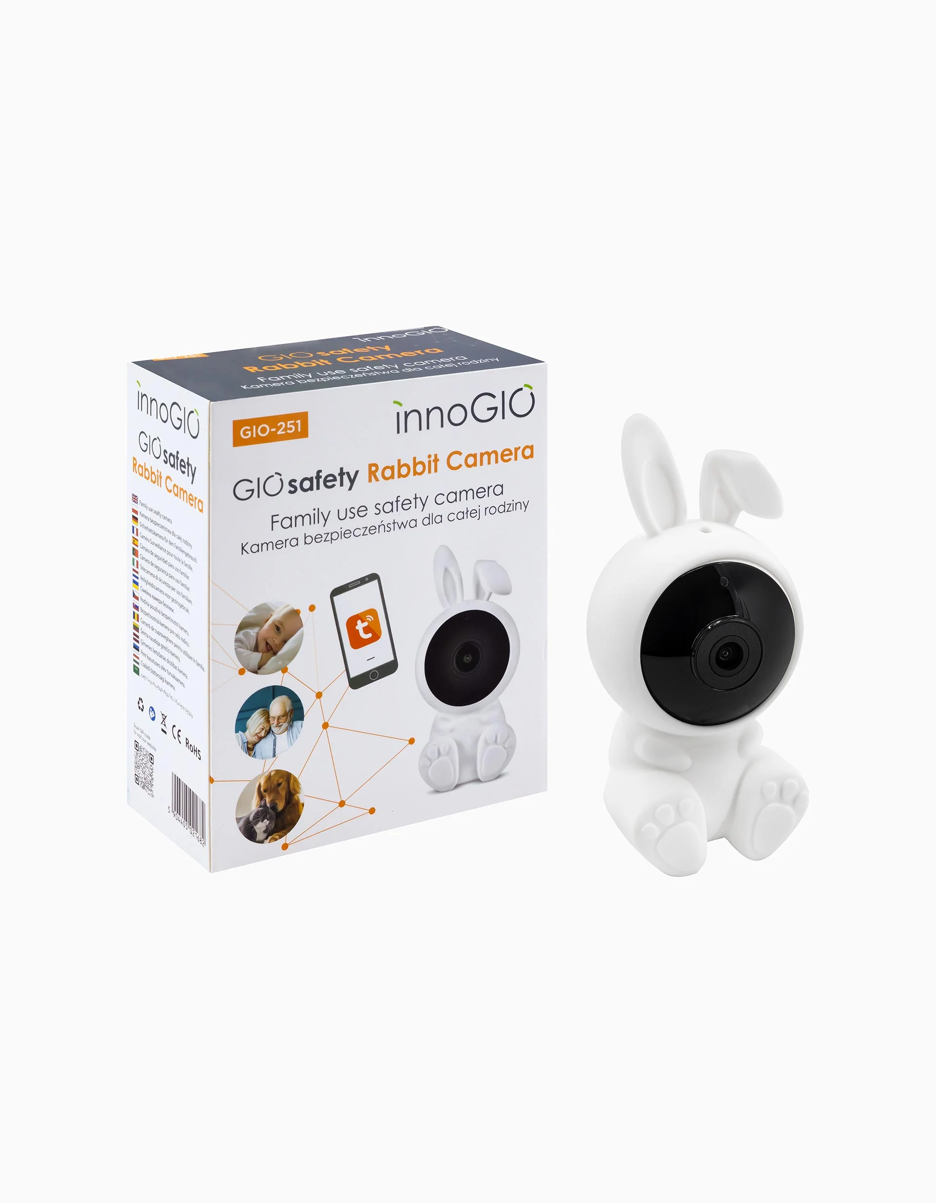 Wi-Fi GioSafety Rabbit Surveillance Camera InnoGIO - Image 3