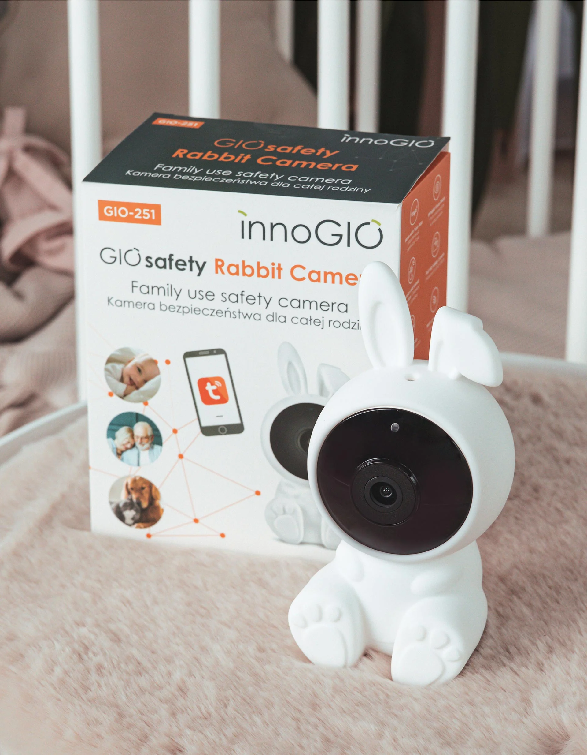 Wi-Fi GioSafety Rabbit Surveillance Camera InnoGIO - Image 5