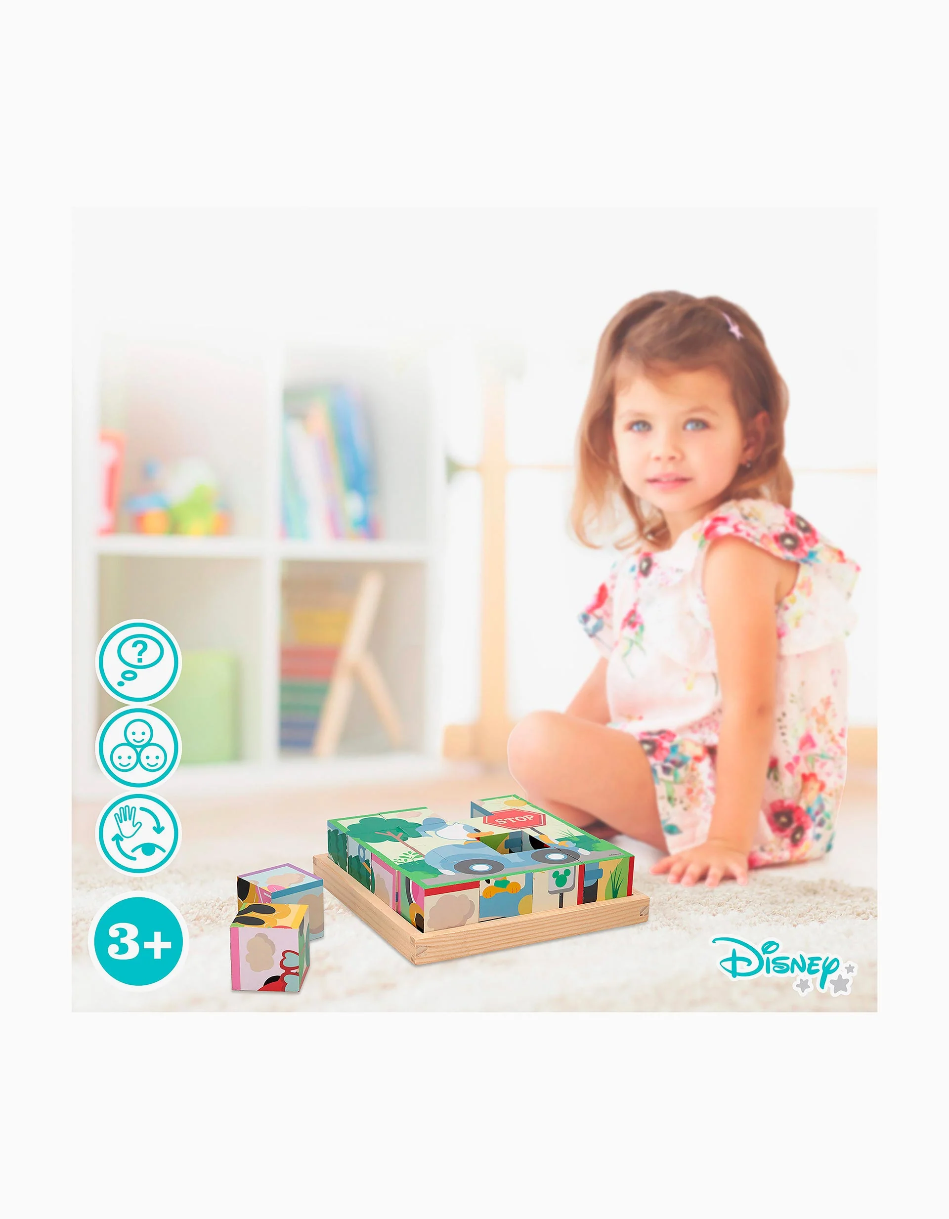 Wooden Puzzle Cubes Disney 3A+ - Image 4