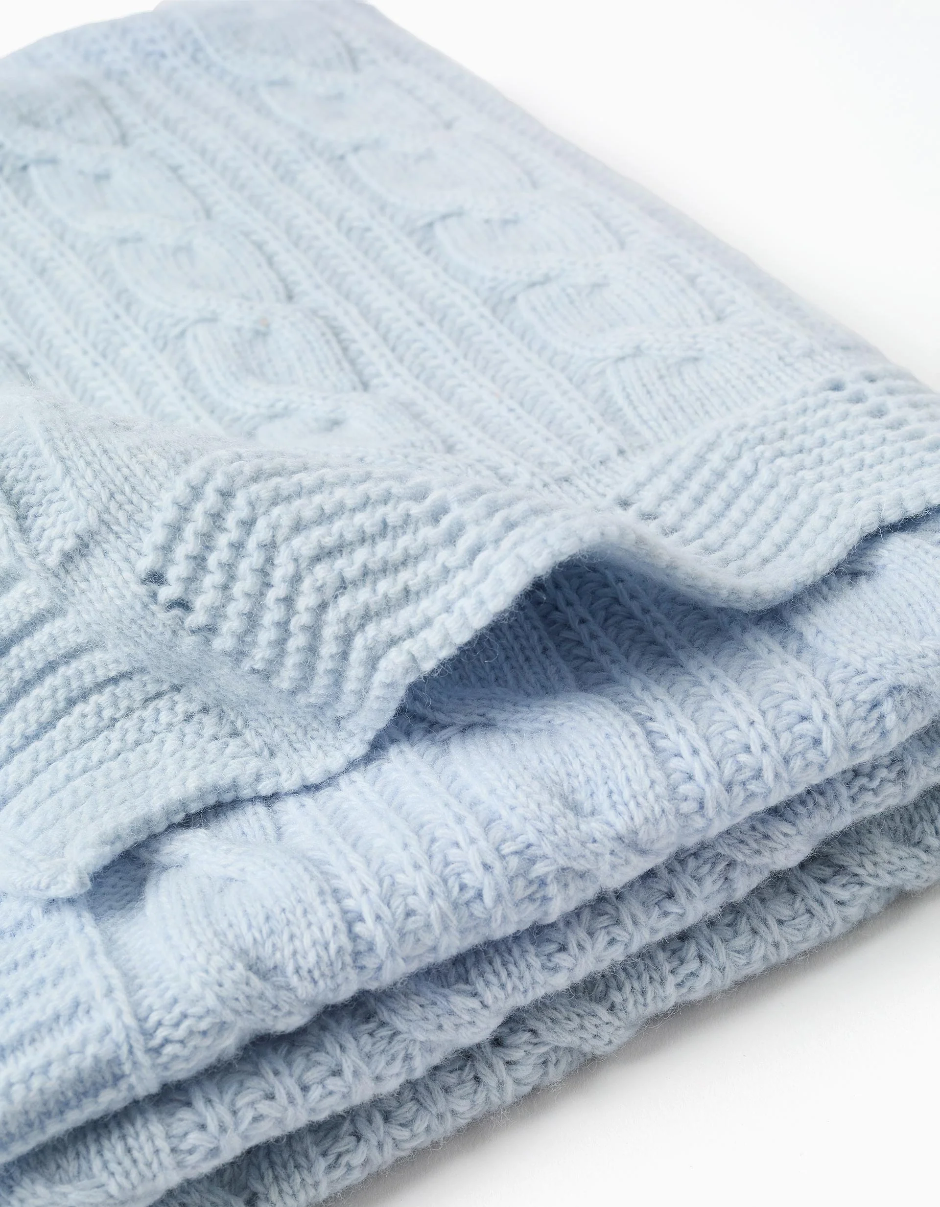 Wool Blanket 75x100 cm Kinderland, Blue - Image 3